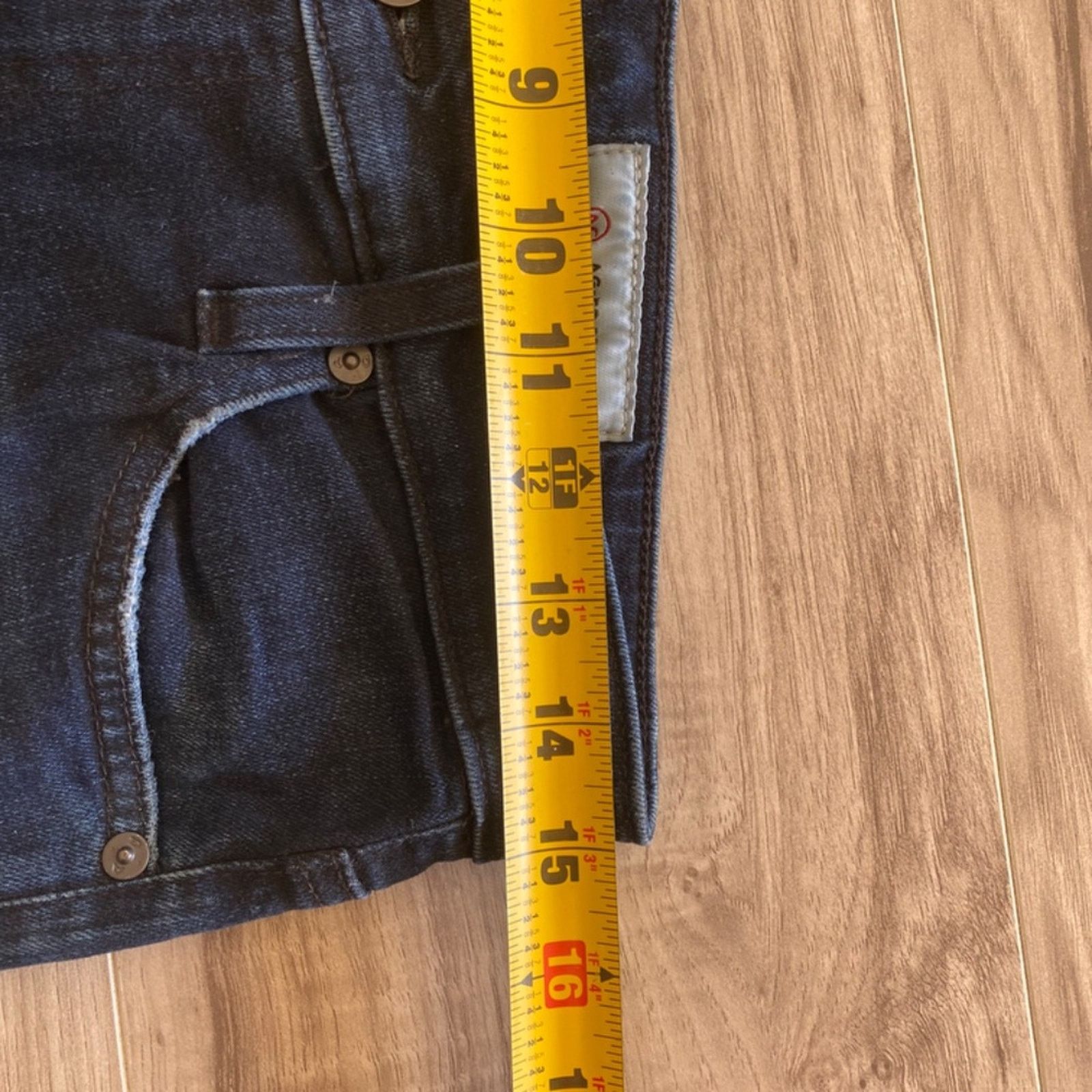 AG Adriano Goldschmied Adriano Goldschmied Farrah High-Rise Skinny Jeans - 29R Size 29" - 11 Thumbnail