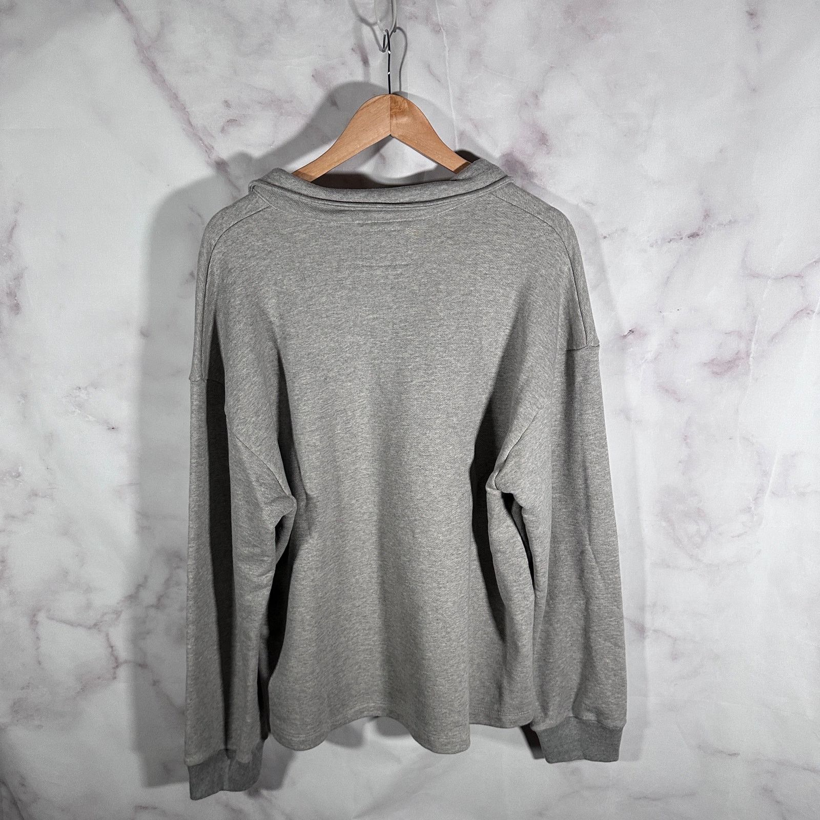Other Hirshleifers OCD27 Grey Half-Zip Sweatshirt Size US XL / EU 56 / 4 - 6 Thumbnail