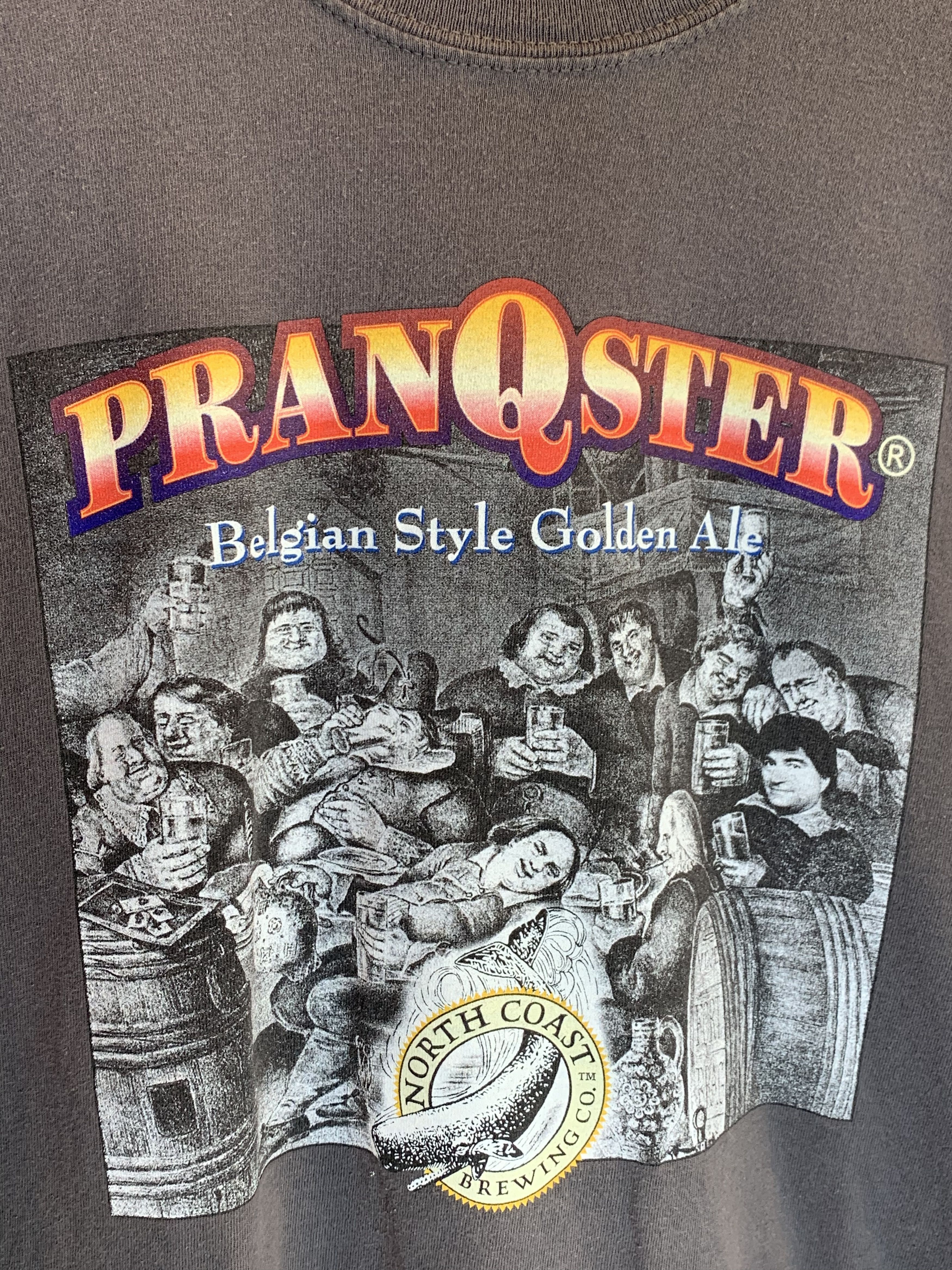 Vintage RARE Vintage PranQster Belgian Ale North Coast Brewery Shirt Size US L / EU 52-54 / 3 - 4 Thumbnail