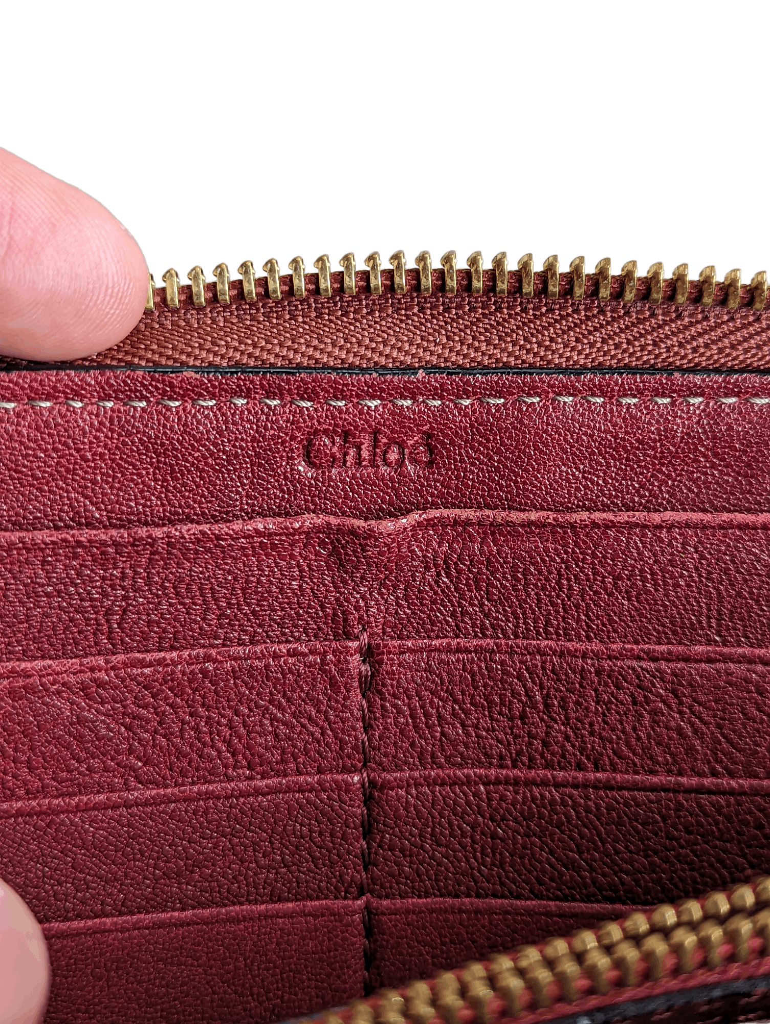 Chloe THRASED CHLOE WALLET LONG PURSE Size ONE SIZE - 5 Thumbnail