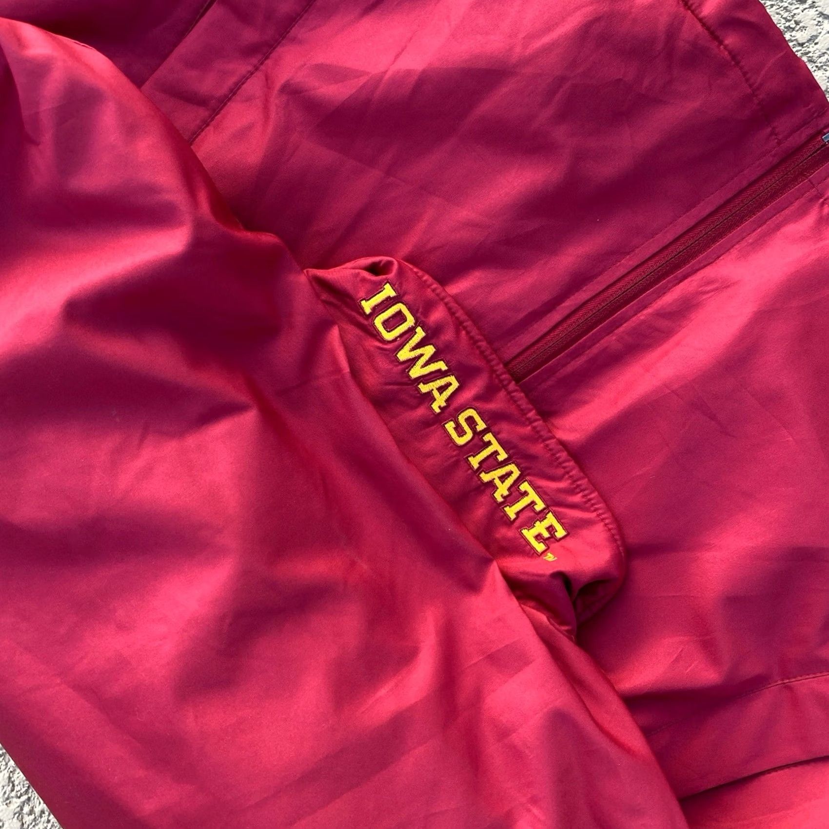 Vintage Iowa State Cyclones Rain Jacket Full Zip Men's Medium Size US M / EU 48-50 / 2 - 4 Thumbnail