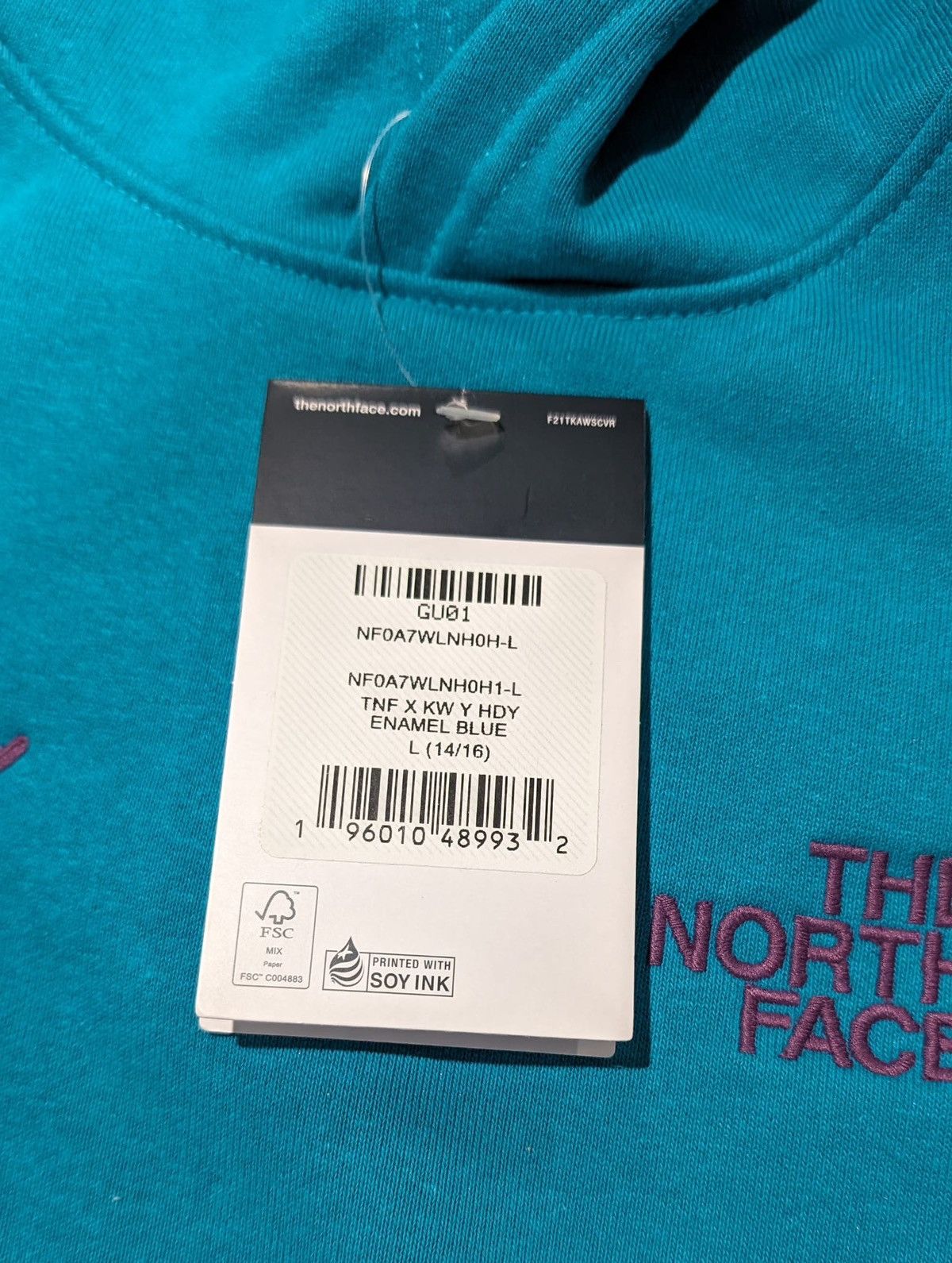 Kaws × The North Face Kaws X The North Face Youth Hoodie Enamel Blue Size L Size US L / EU 52-54 / 3 - 3 Thumbnail