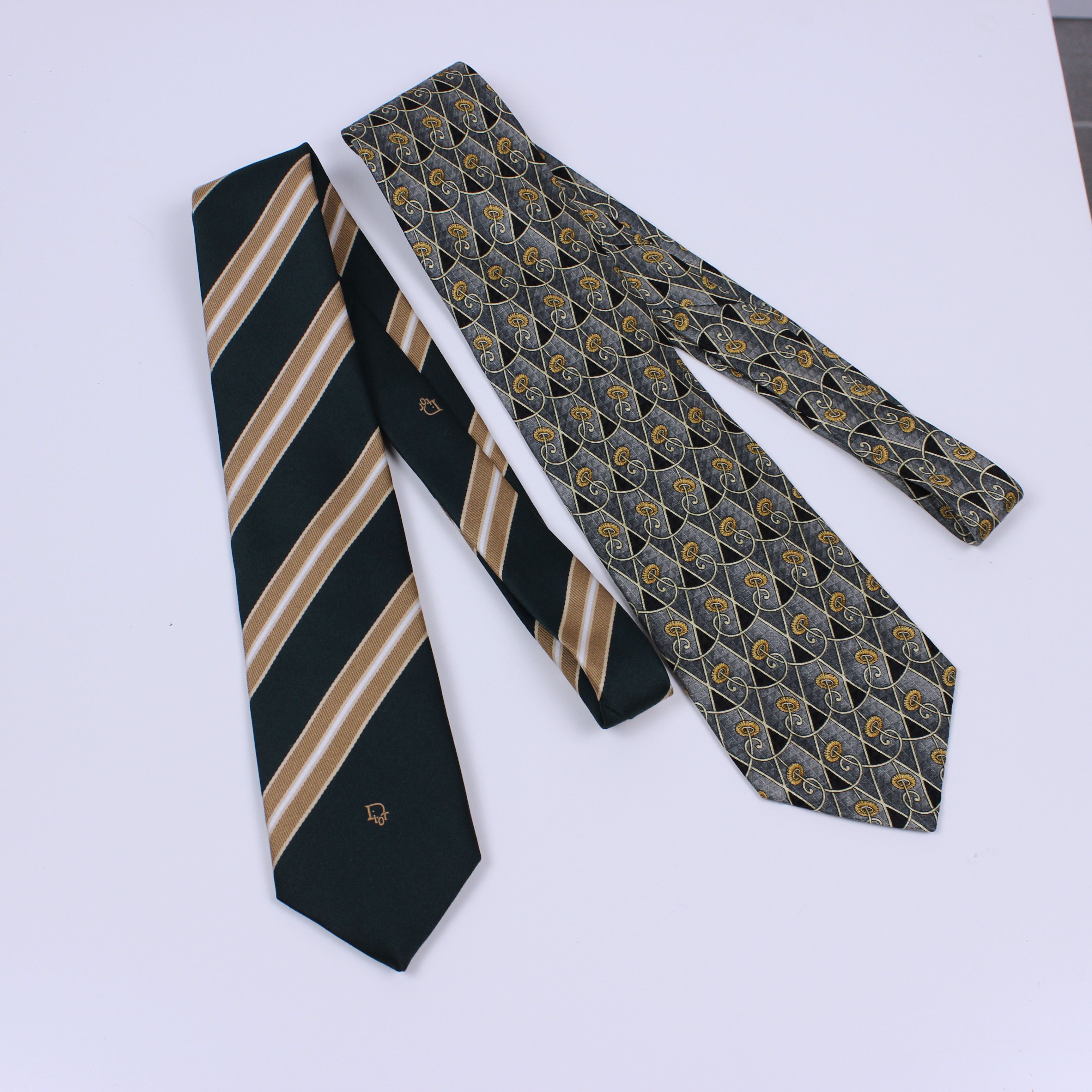 Christian Dior Monsieur 2pcs Christian Dior Monsieur tie Paris New York multi Size ONE SIZE - 3 Thumbnail