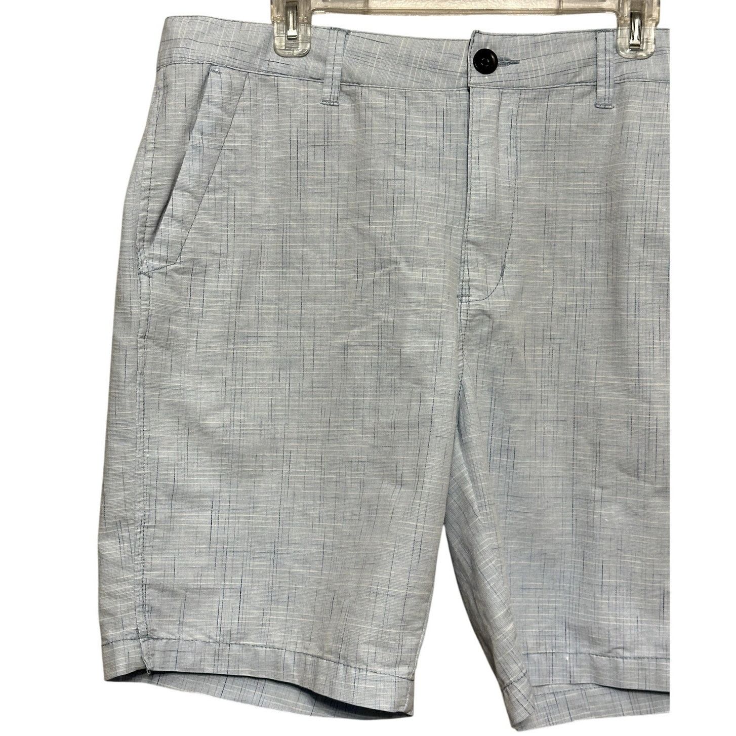 Other Union Casual Shorts Chino Style Flat Front Blue M 36R NWOT Size US 36 / EU 52 - 2 Thumbnail