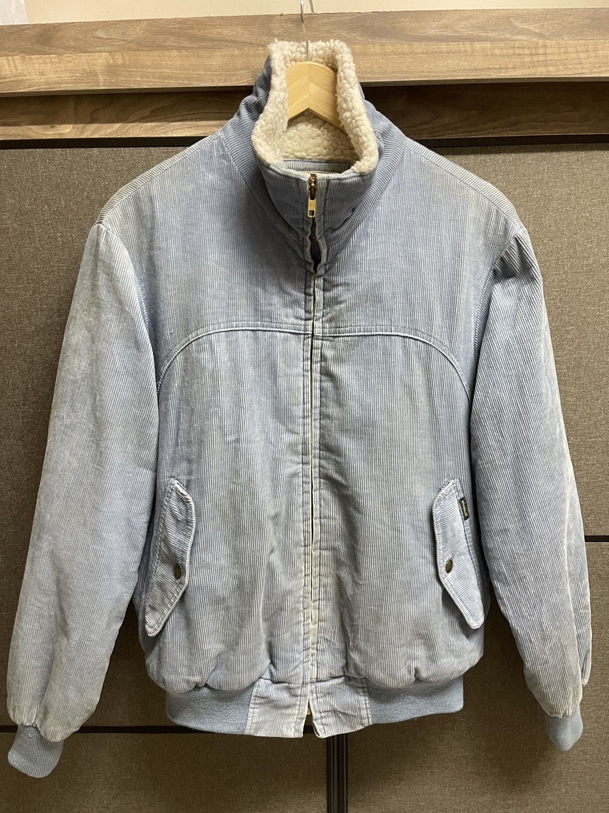 Wrangler VINTAGE WRANGLER CORDUROY JACKET SHERPA LINING Size US L / EU 52-54 / 3 - 3 Thumbnail