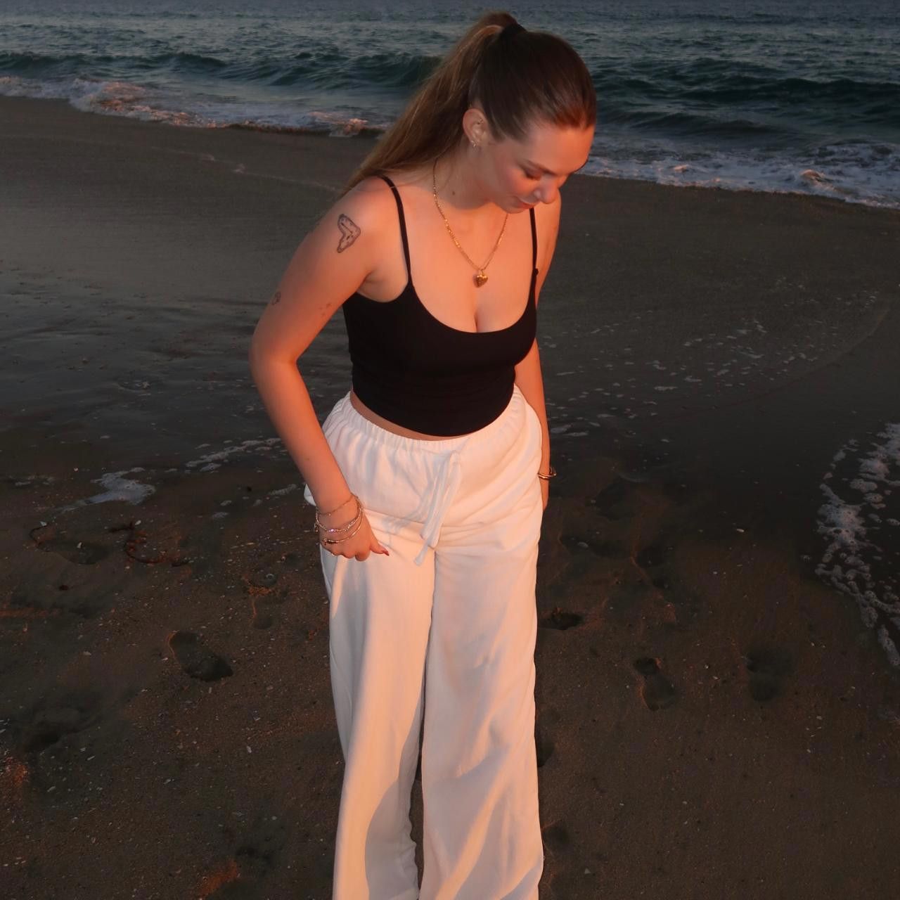 Designer white linen pants🤍 Size 27" / US 4 / IT 40 - 3 Thumbnail