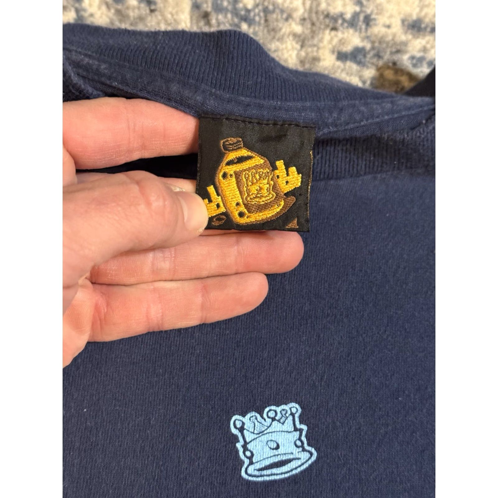 Vintage VINTAGE Kingpin T-Shirt Streetwear 90s NYC Logo Crew Neck Short Sleeve XL Men Blue 1990s 1990-1999 Skate Hip Hop Band Double-Sided Ready to Wear Size US XL / EU 56 / 4 - 5 Thumbnail