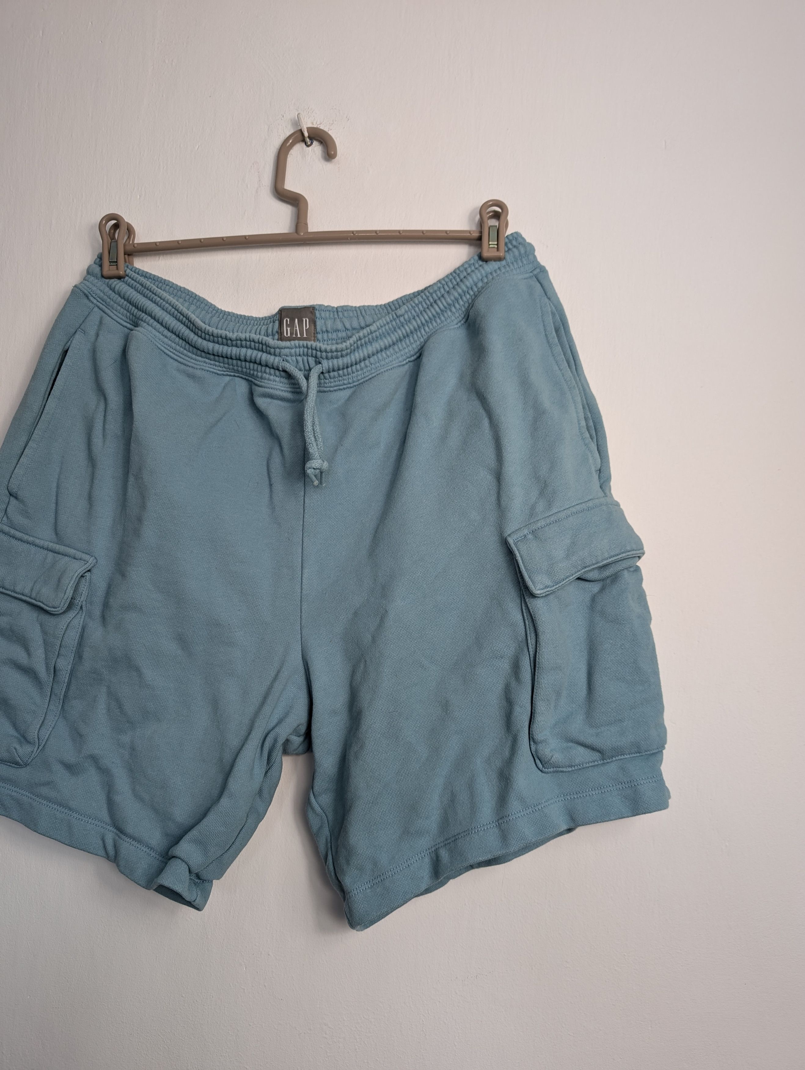Gap GAP Cotton Cargo Shorts Blue Y2K Casual Streetwear Size US 32 / EU 48 - 2 Thumbnail