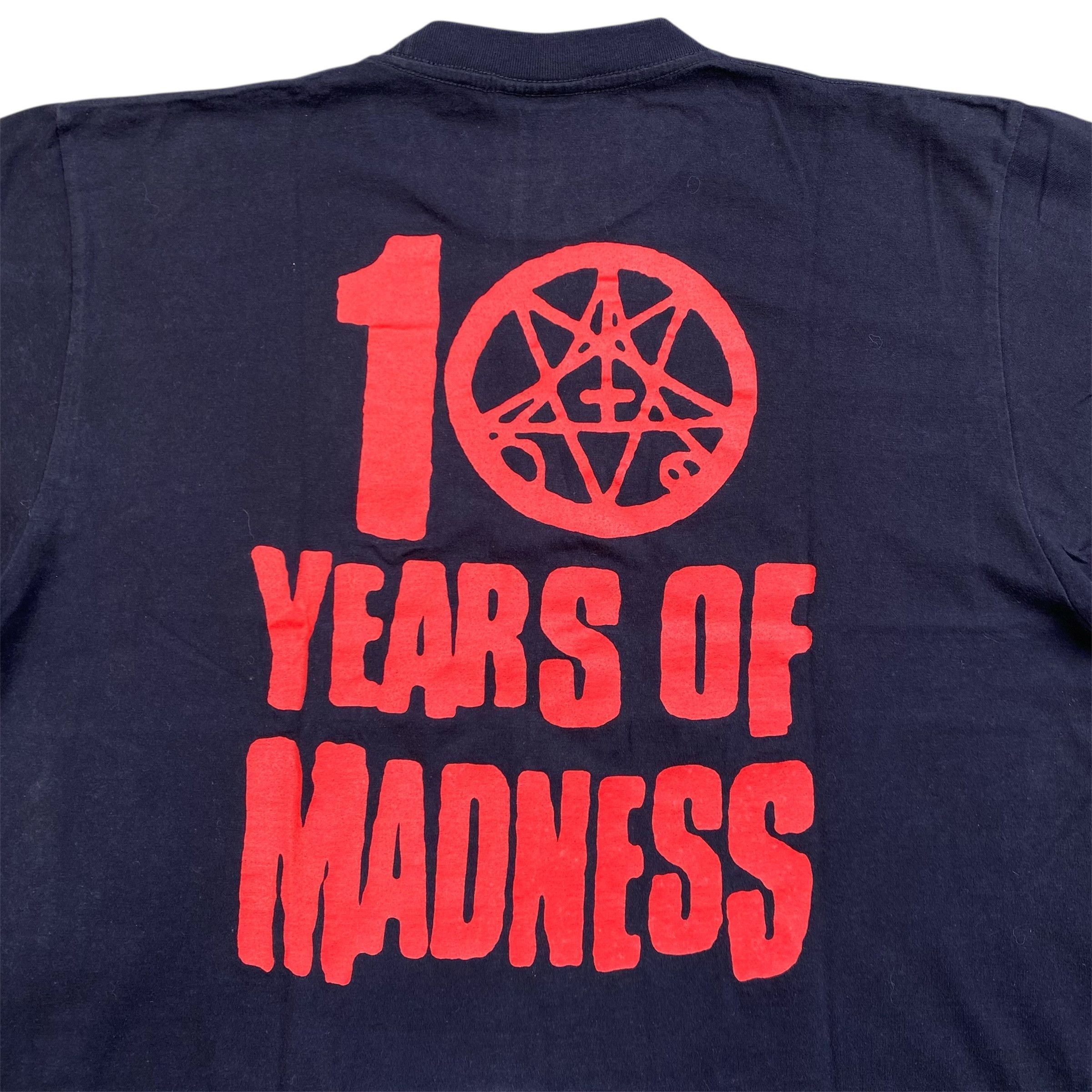 Vintage Vintage Morbid Angel 10 Years Of Madness Band T-Shirt Size US XL / EU 56 / 4 - 5 Thumbnail