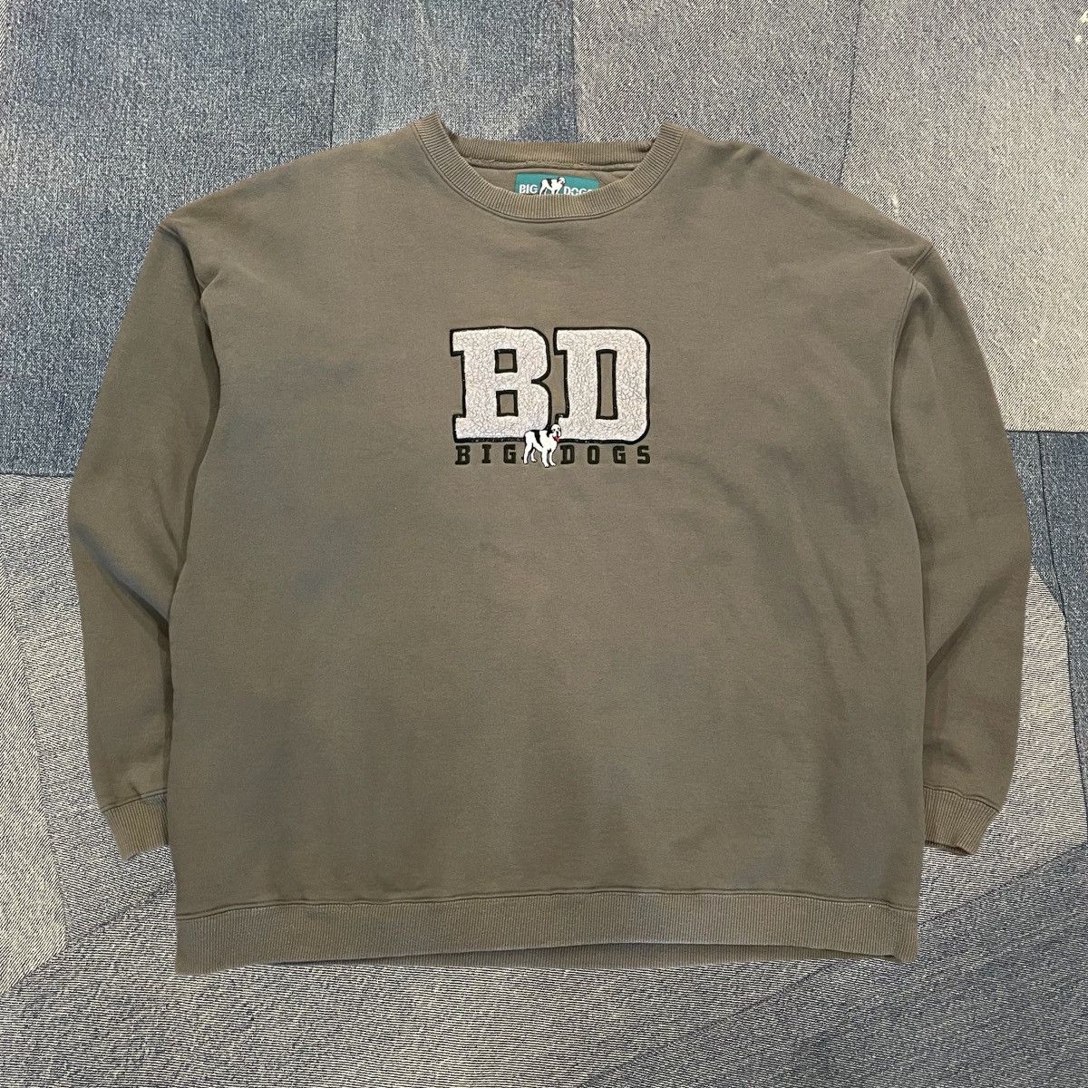 Japanese Brand × Vintage CRAZY Vintage Baggy Boxy Fit Big Dogs Crewneck Size US XL / EU 56 / 4 - 1 Thumbnail
