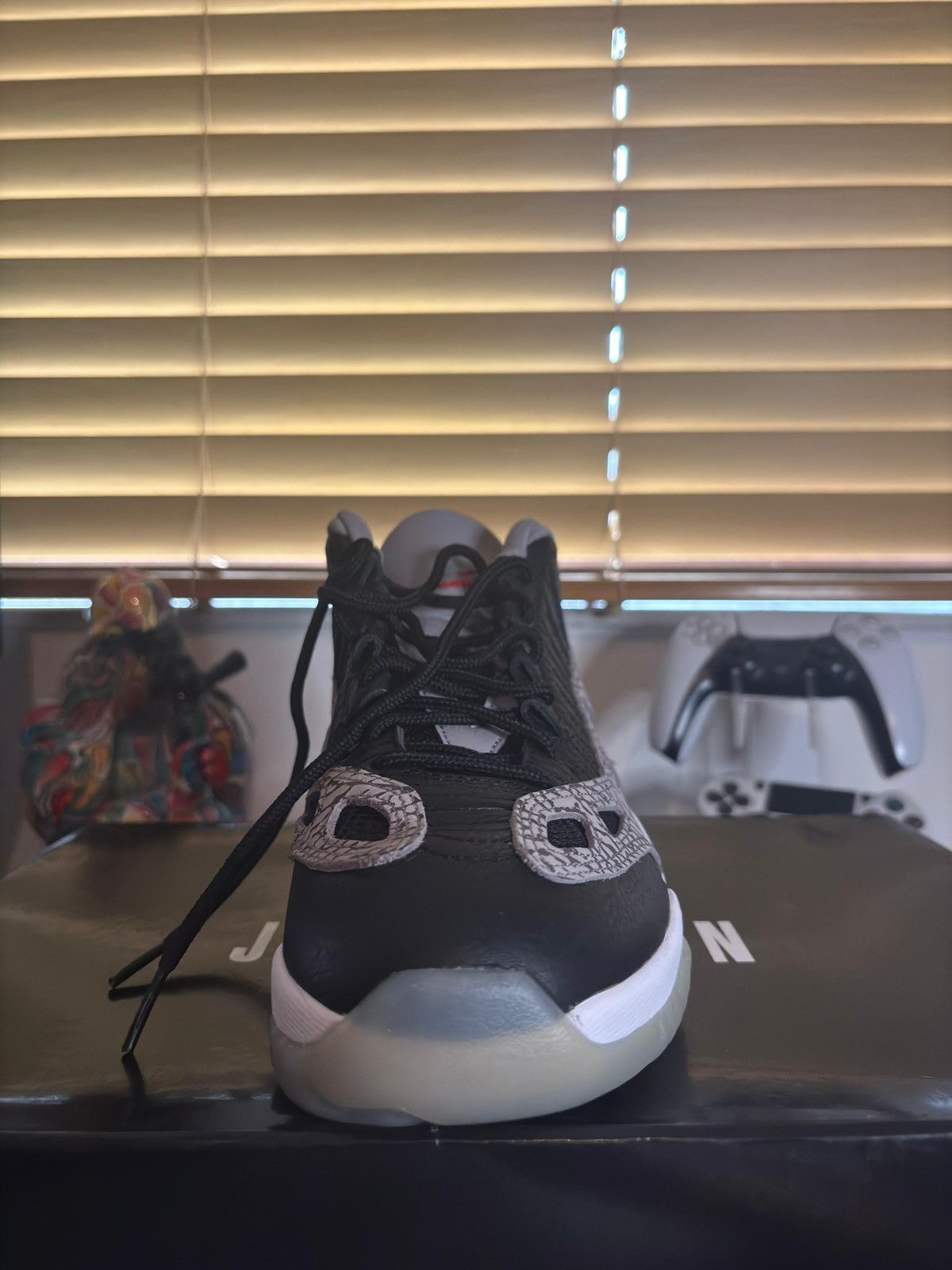 Jordan Brand Air Jordan 11 Retro Low IE "Black Cement" Size US 11 / EU 44 - 4 Thumbnail