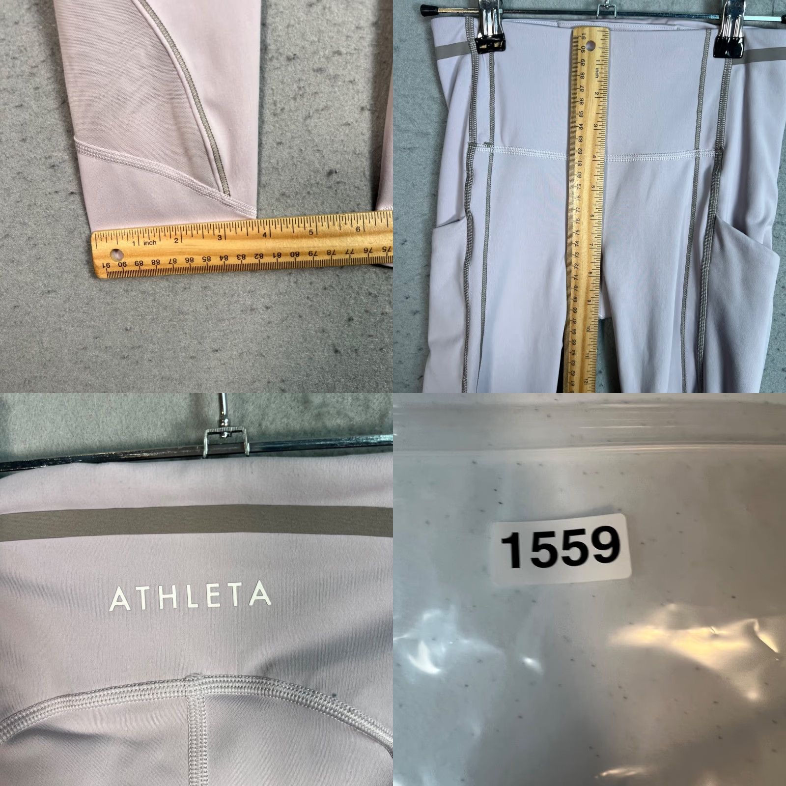 Athleta Athleta Leggings Womens Size XXS Purple Stash Pocket Ignite 7/8 Compression Activewear Pair Women Size 24" / US 00 / IT 34 - 8 Thumbnail