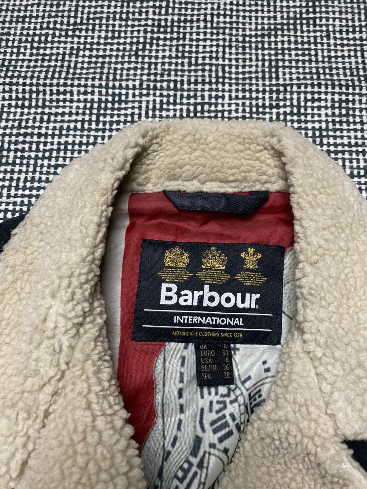 Barbour × Vintage Women's Barbour Wax Matlock Motorcycle Black Jacket Size S / US 4 / IT 40 - 11 Thumbnail