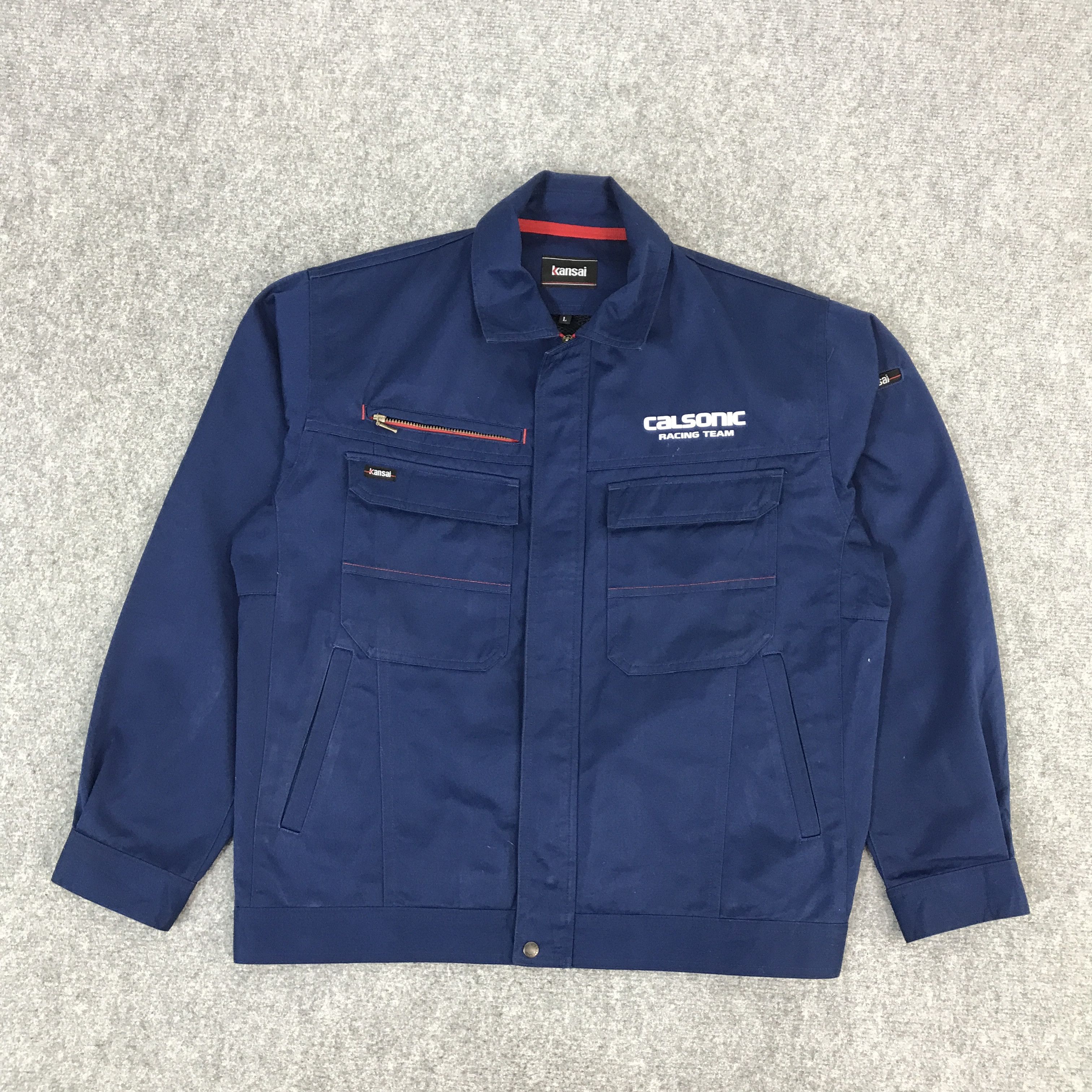 Japanese Brand CALSONIC RACING TEAM NISSAN F1 JAPAN JACKET Size US L / EU 52-54 / 3 - 2 Thumbnail