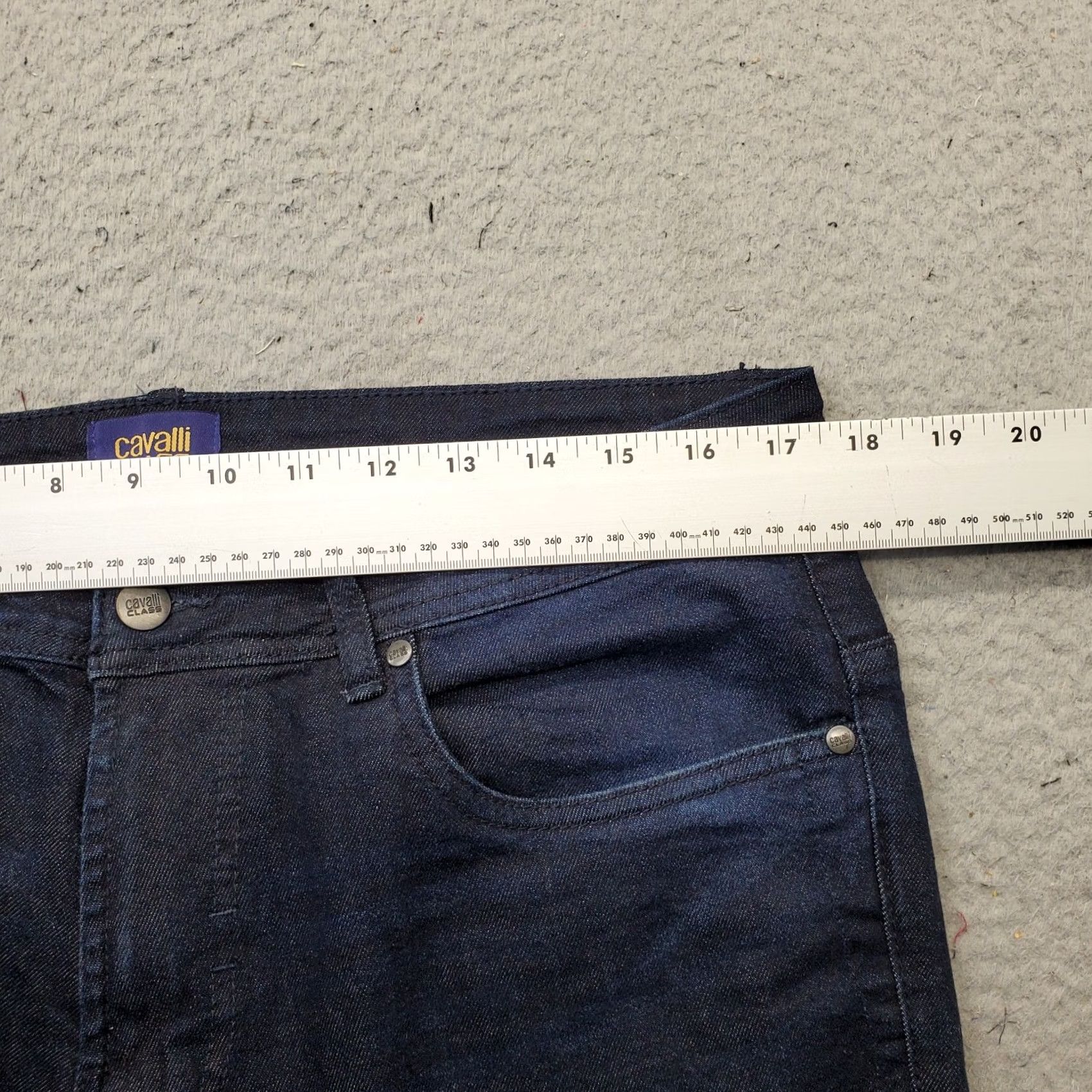 Cavalli Class Cavalli Class Jeans Mens 34 Blue Denim Regular-Straight Streetwear EUC Shirt Size US 34 / EU 50 - 6 Thumbnail