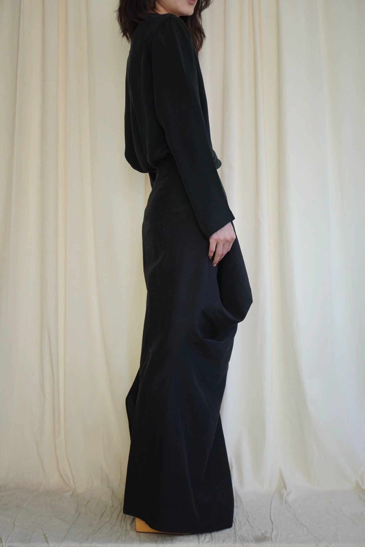 Issey Miyake Issey Miyake 1994SS Rare Double Silk Slit Top M Size M / US 6-8 / IT 42-44 - 5 Thumbnail