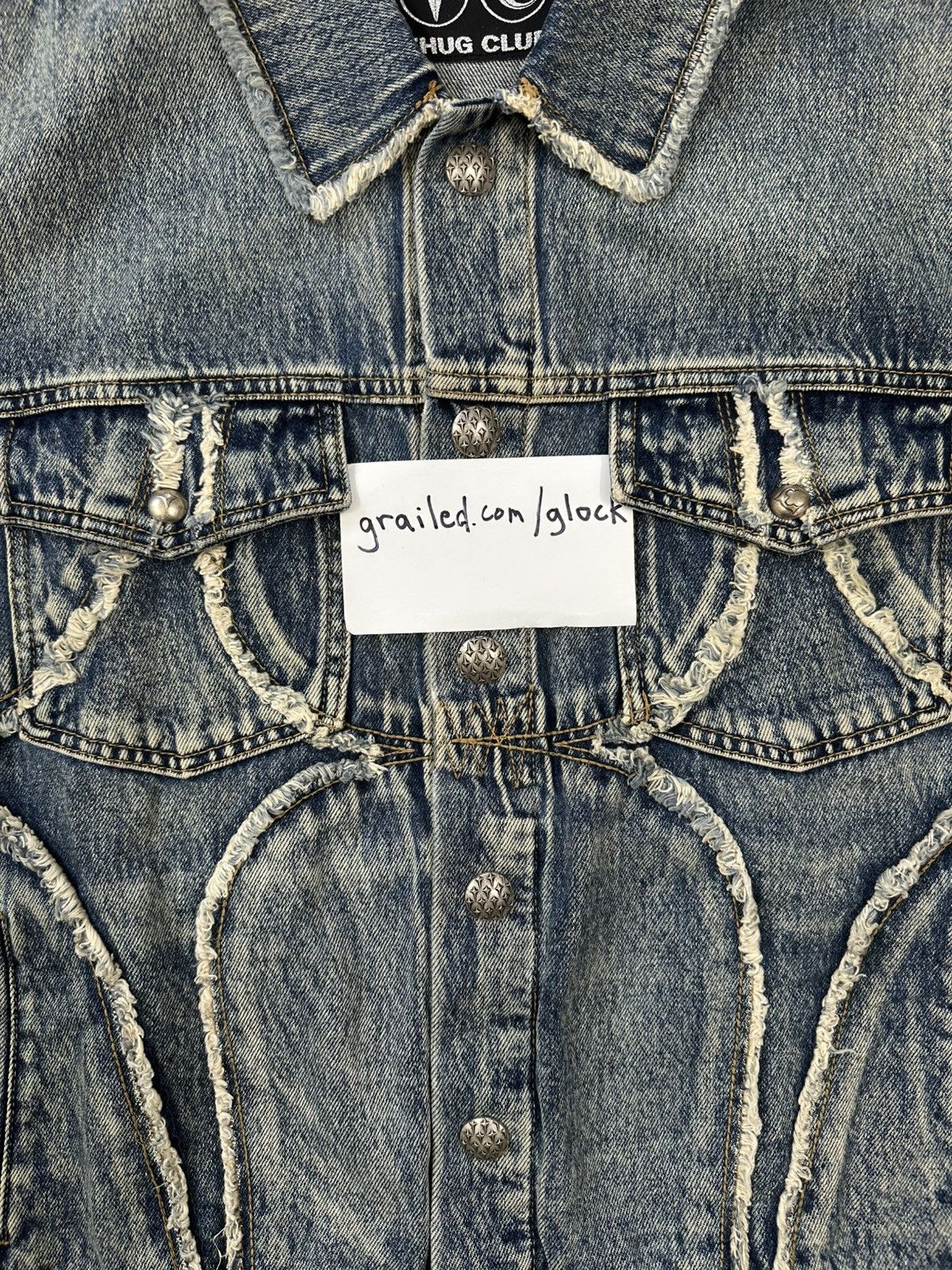 Thug Club Thug Club Tribal Denim Jacket Size Large 3 Size US L / EU 52-54 / 3 - 2 Thumbnail