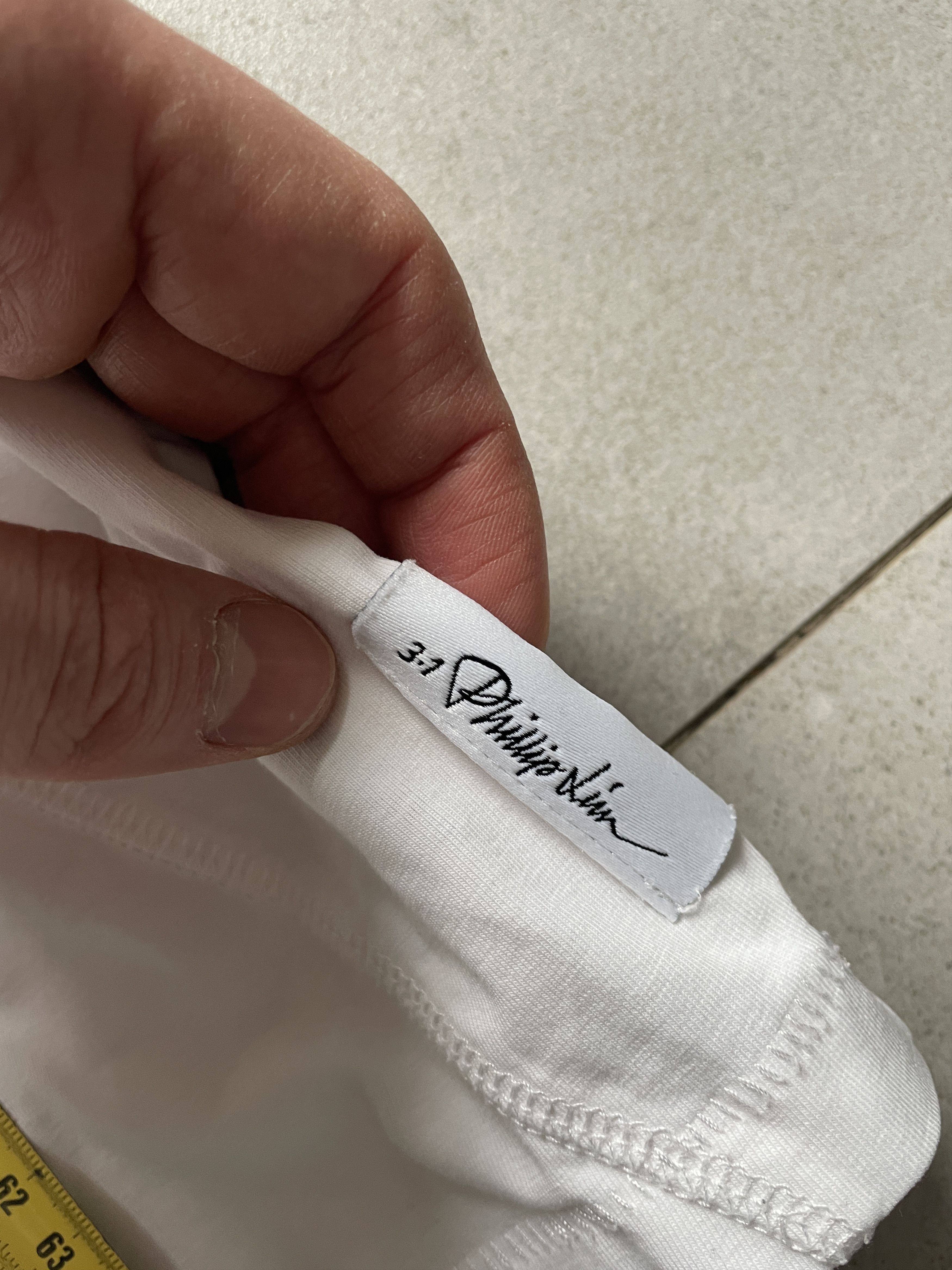 3.1 Phillip Lim 3.1 PHILLIP LIM FIND YOUR SLICE OF HEAVEN WHITE TEE Size US L / EU 52-54 / 3 - 7 Thumbnail