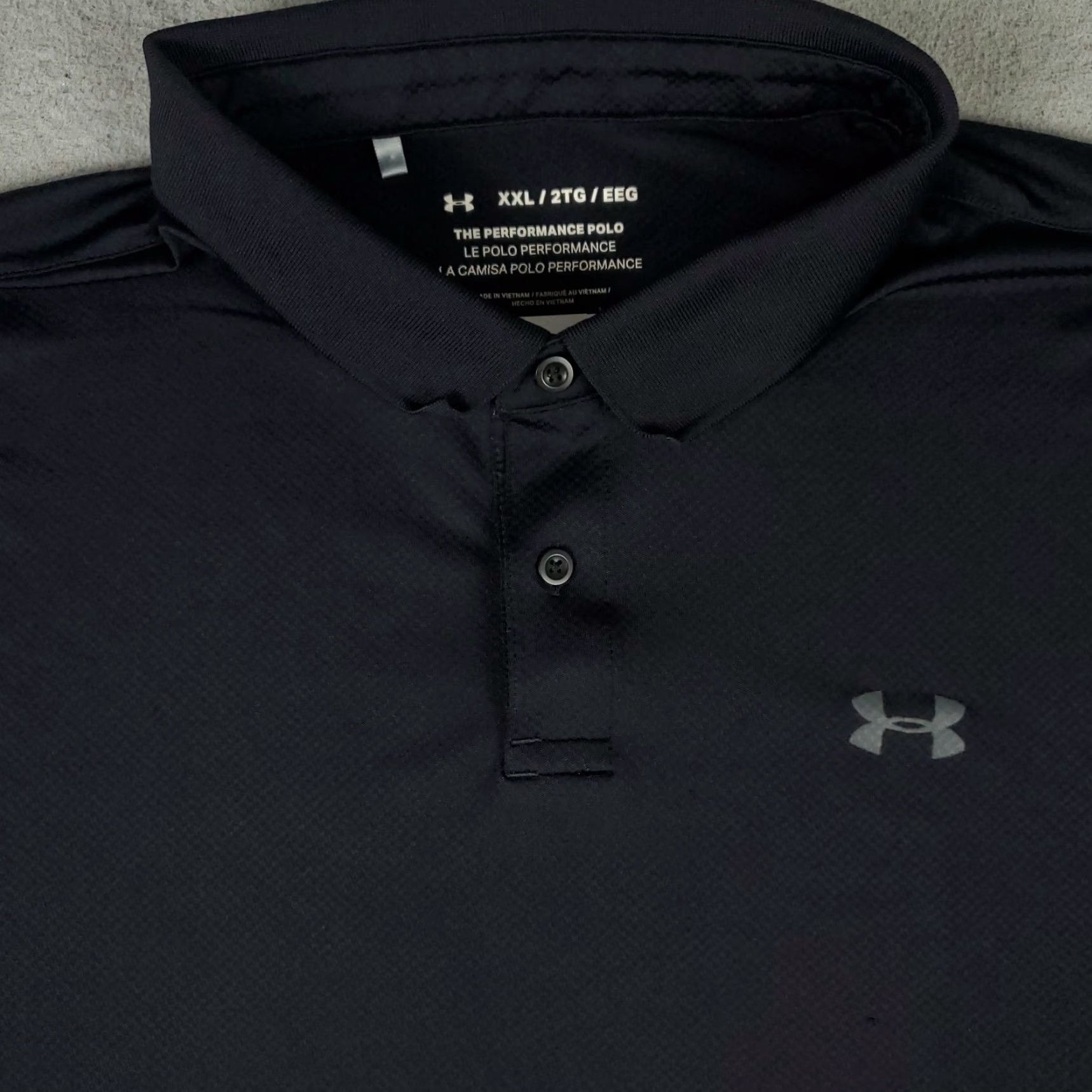 Under Armour Under Armour Polo Shirt Mens 2XL Black Short Sleeve Polo Shirt Men's Casual Sports Shirt Black 2XL Mens Size US XXL / EU 58 / 5 - 2 Thumbnail