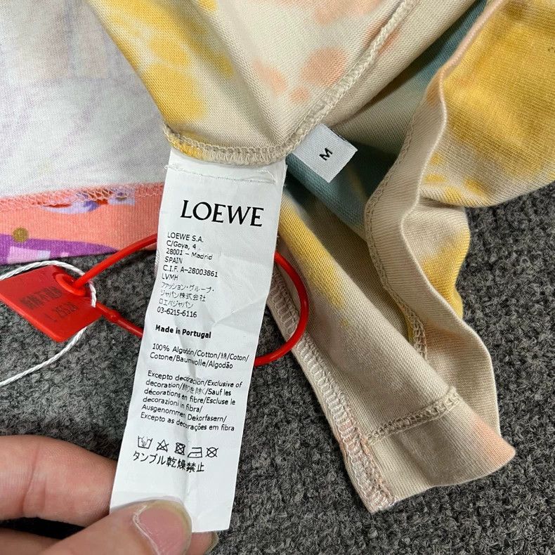 Loewe LOEWE Knitted, patchwork, asymmetrical short-sleeved T-shi Size M / US 6-8 / IT 42-44 - 6 Thumbnail