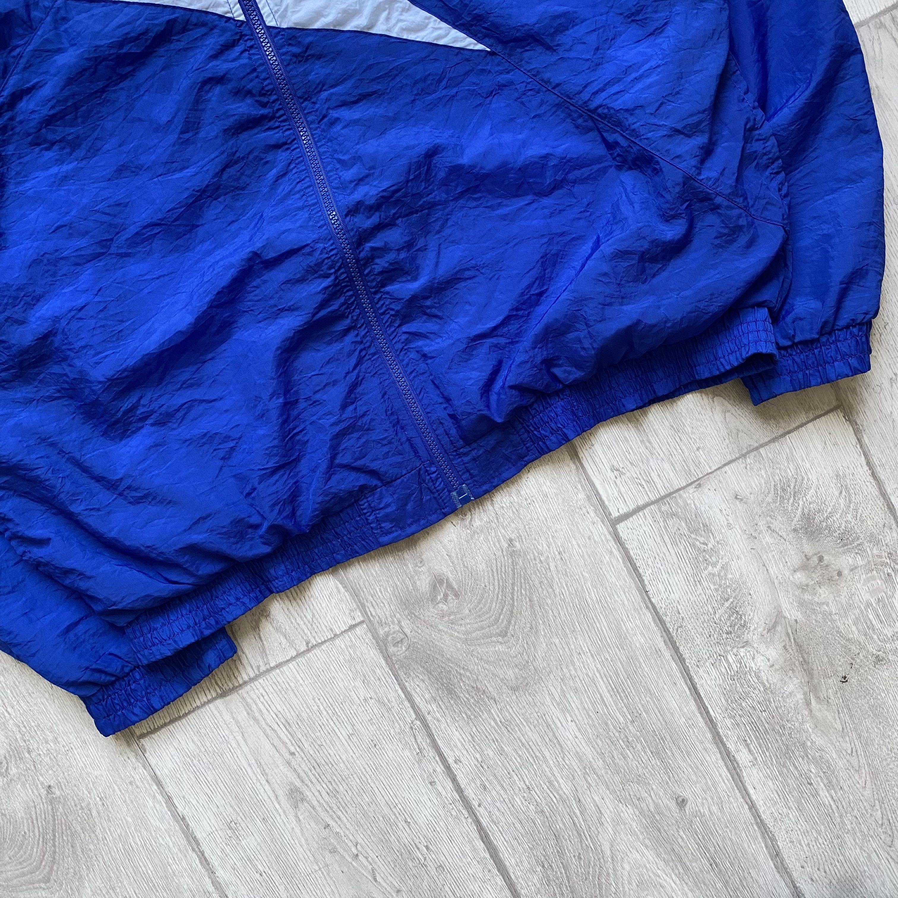 Reebok Vintage 80s Reebok nylon track Boxy jacket Big logo Size US M / EU 48-50 / 2 - 3 Thumbnail