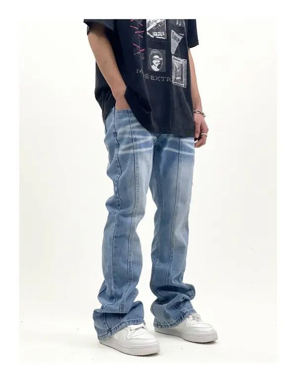 VIBE fade flared hiphop grunge jeans Size US 32 / EU 48 - 3 Thumbnail