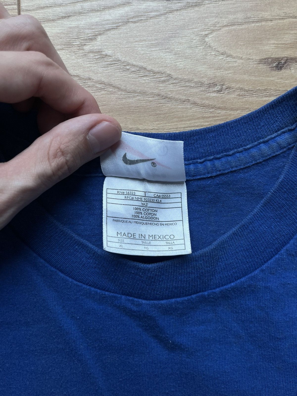 Nike 90’s NIKE JUST DO IT BIG LOGO BRASIL SPELLOUT SWOOSH Y2K TEE Size US XL / EU 56 / 4 - 7 Thumbnail