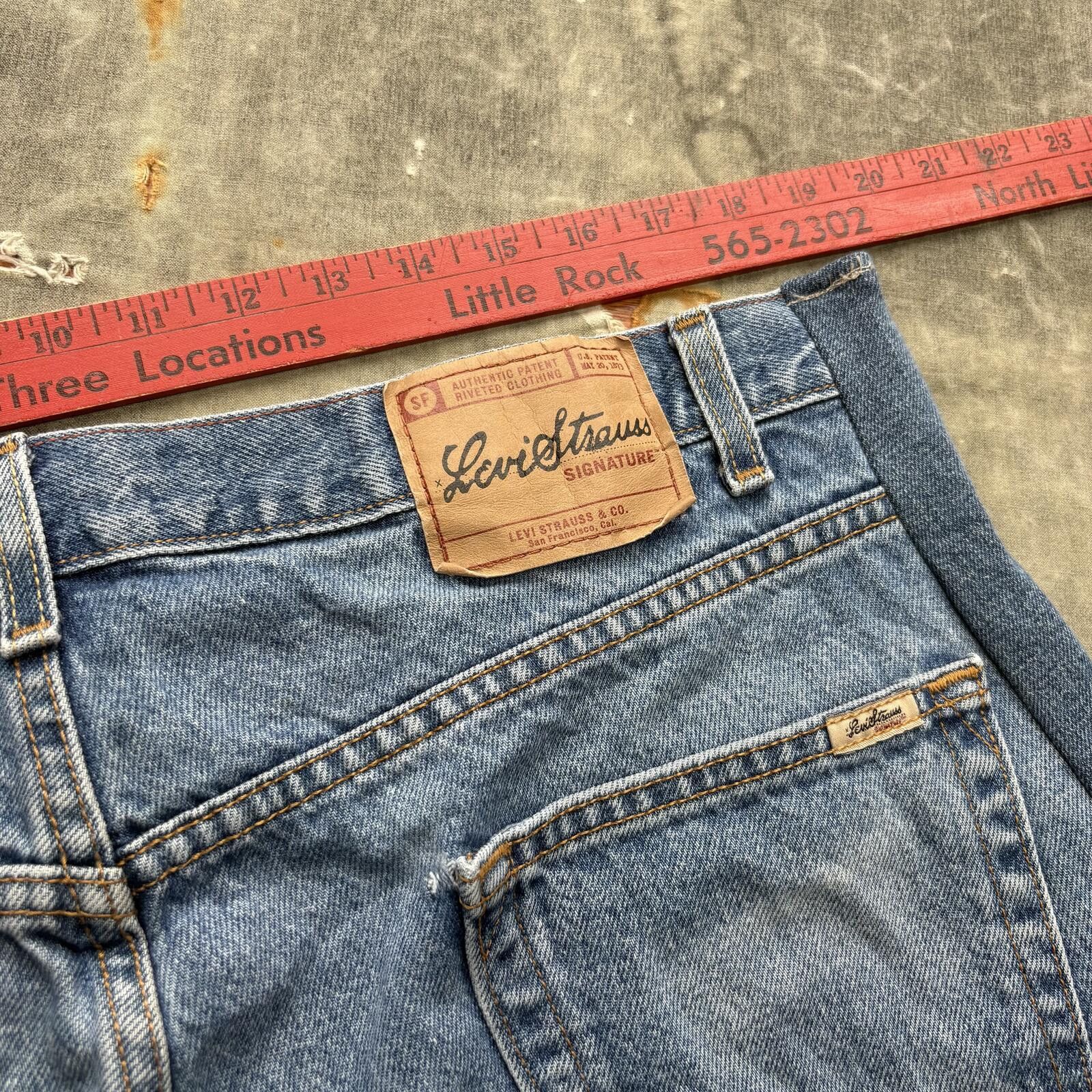 Levi's Vintage Y2K Levi’s Grunge Skater Baggy Denim Shorts Jorts Size US 36 / EU 52 - 8 Thumbnail