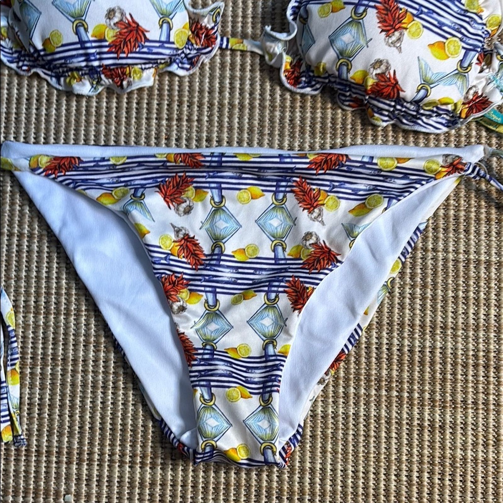 Other NWT Antica Sartoria Positano Floral Print Bikini Set Size S Size ONE SIZE - 4 Thumbnail