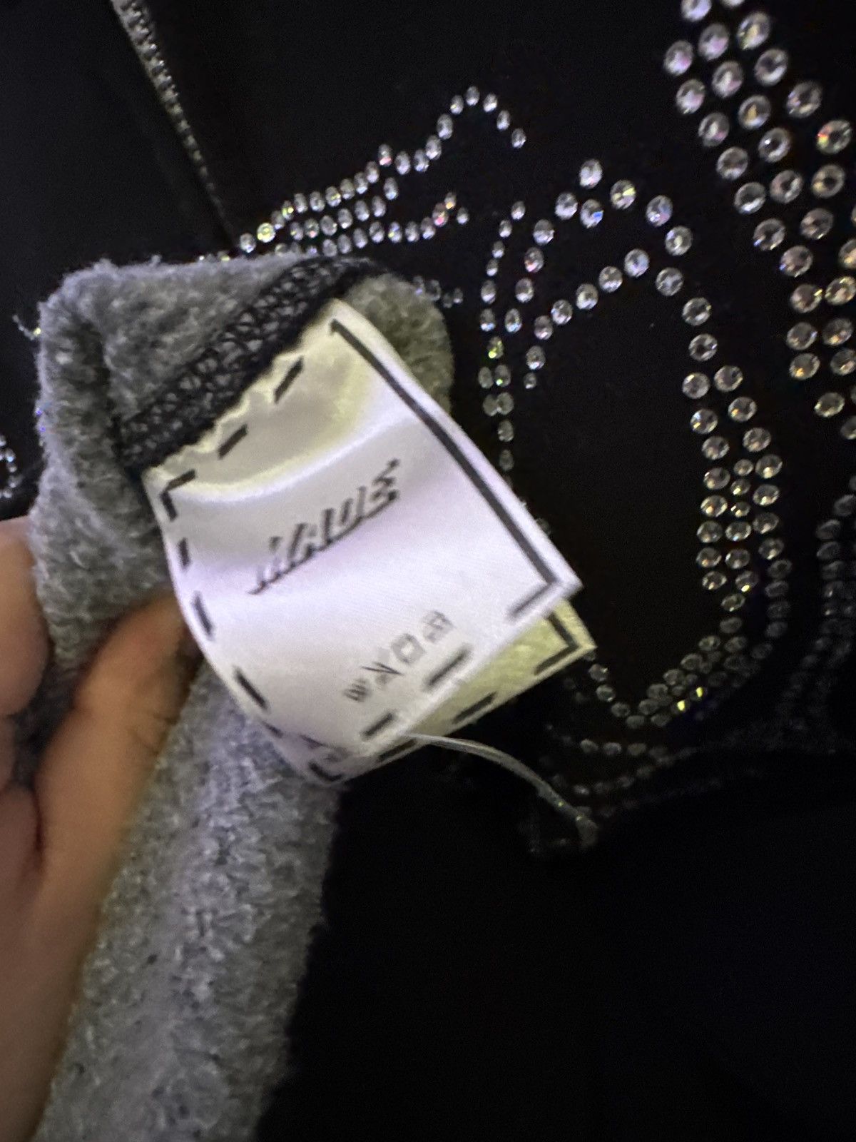 Section 8 Section8LA “shoot them up” Silver Rhinestone Full Zip Size US XXL / EU 58 / 5 - 9 Thumbnail