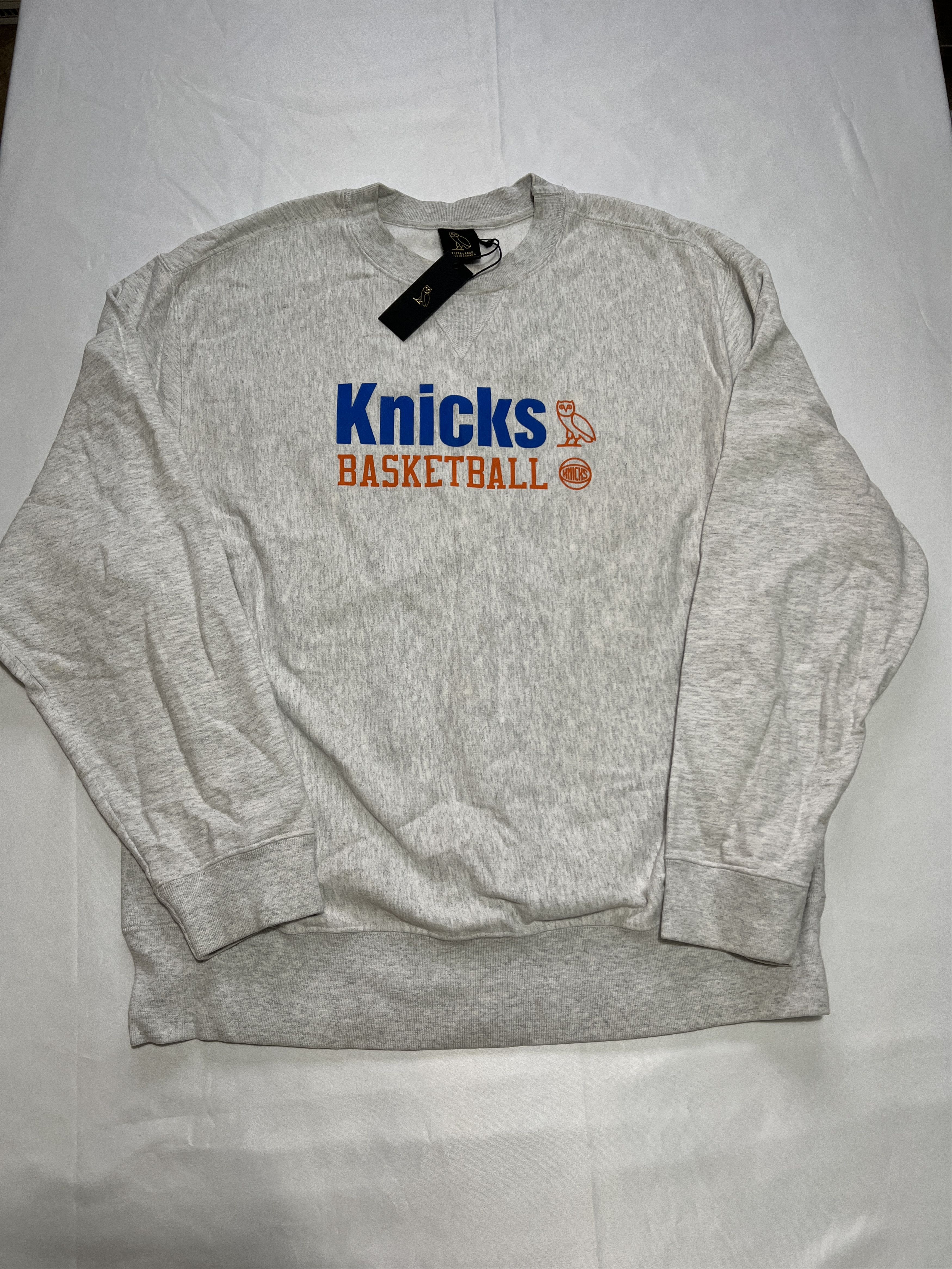 Drake OVO X NBA KNICKS CREWNECK Size US XL / EU 56 / 4 - 1 Thumbnail
