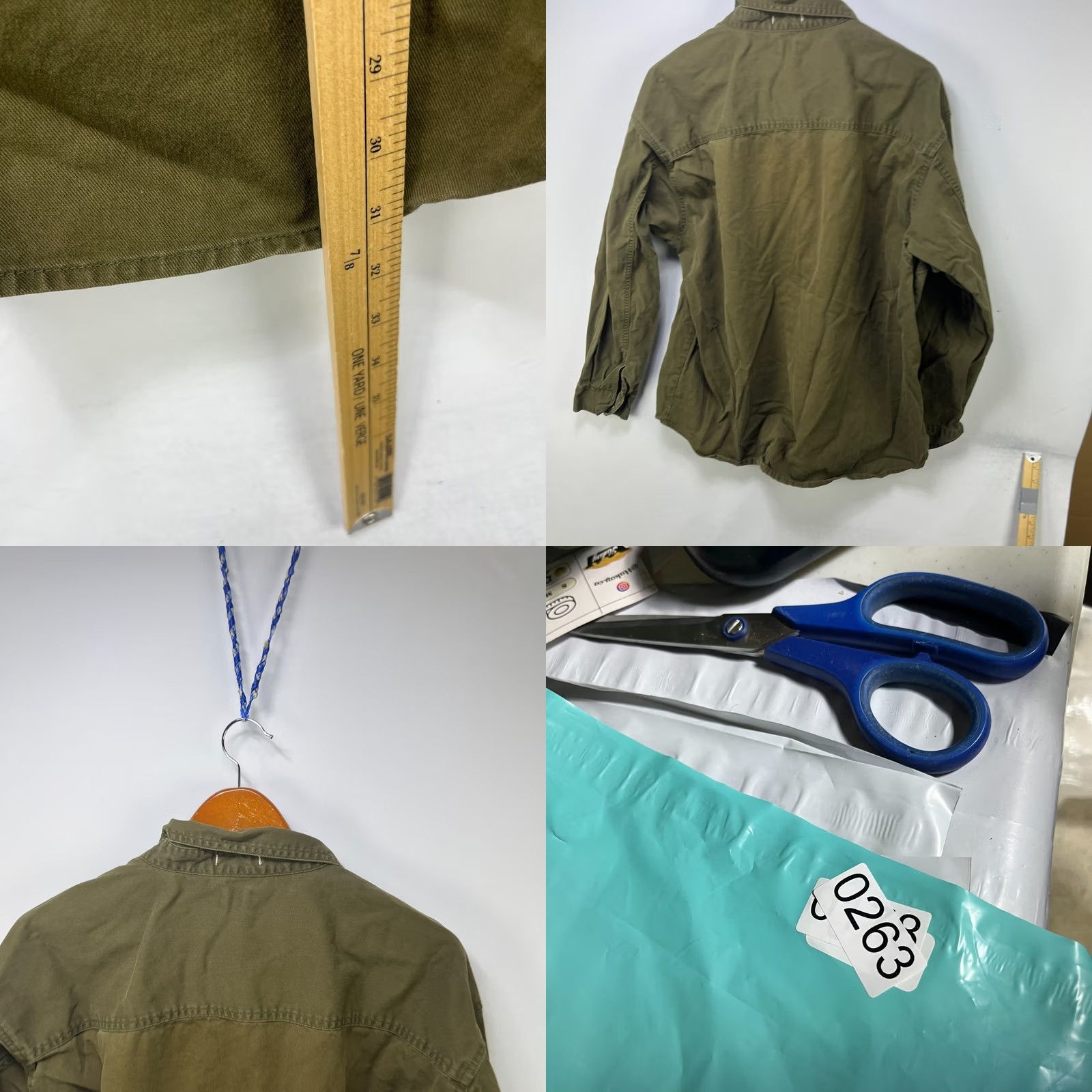 Levi's VINTAGE Levi's Button-Up Shirt XL Green 90s USA Western Long Sleeve Casual Mens Regular Cotton Pockets Size US XL / EU 56 / 4 - 8 Thumbnail