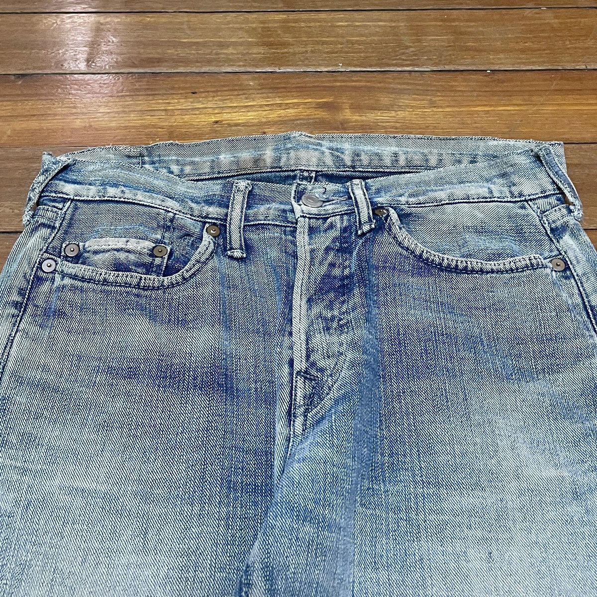 45rpm Rare Design Vintage Brand 45rpm Baggy Jeans 1990s Size US 26 / EU 42 - 3 Thumbnail