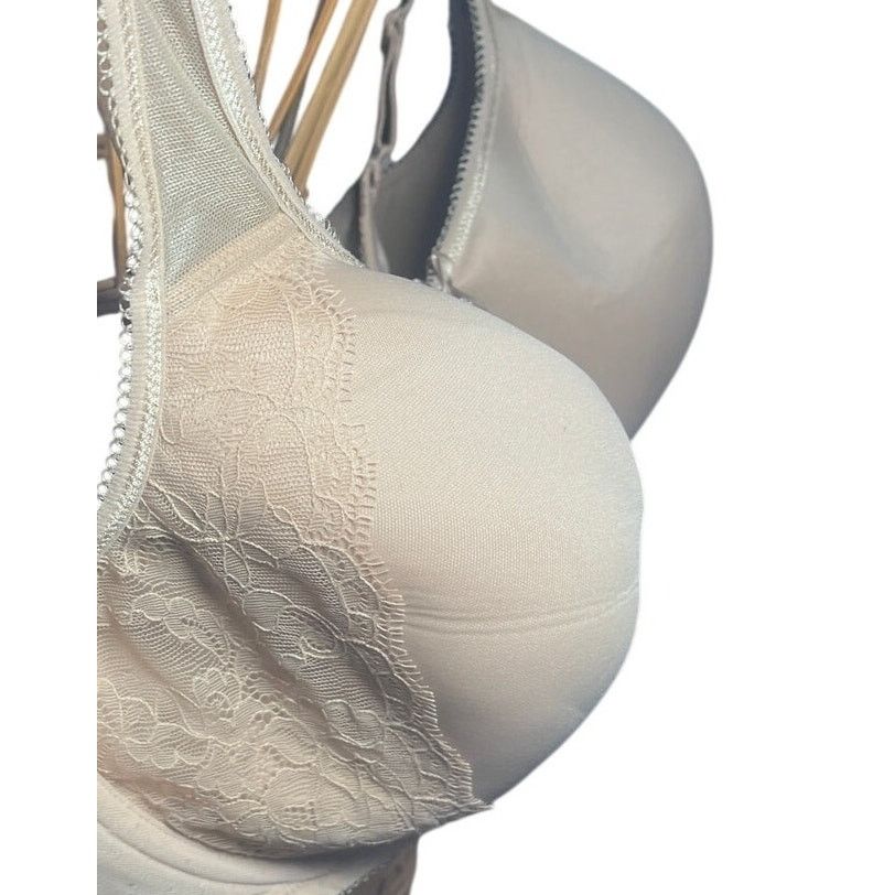 Other NWT WACOAL 853186 Beige Retro Chic Full Figure Underwire 44D Size ONE SIZE - 4 Thumbnail