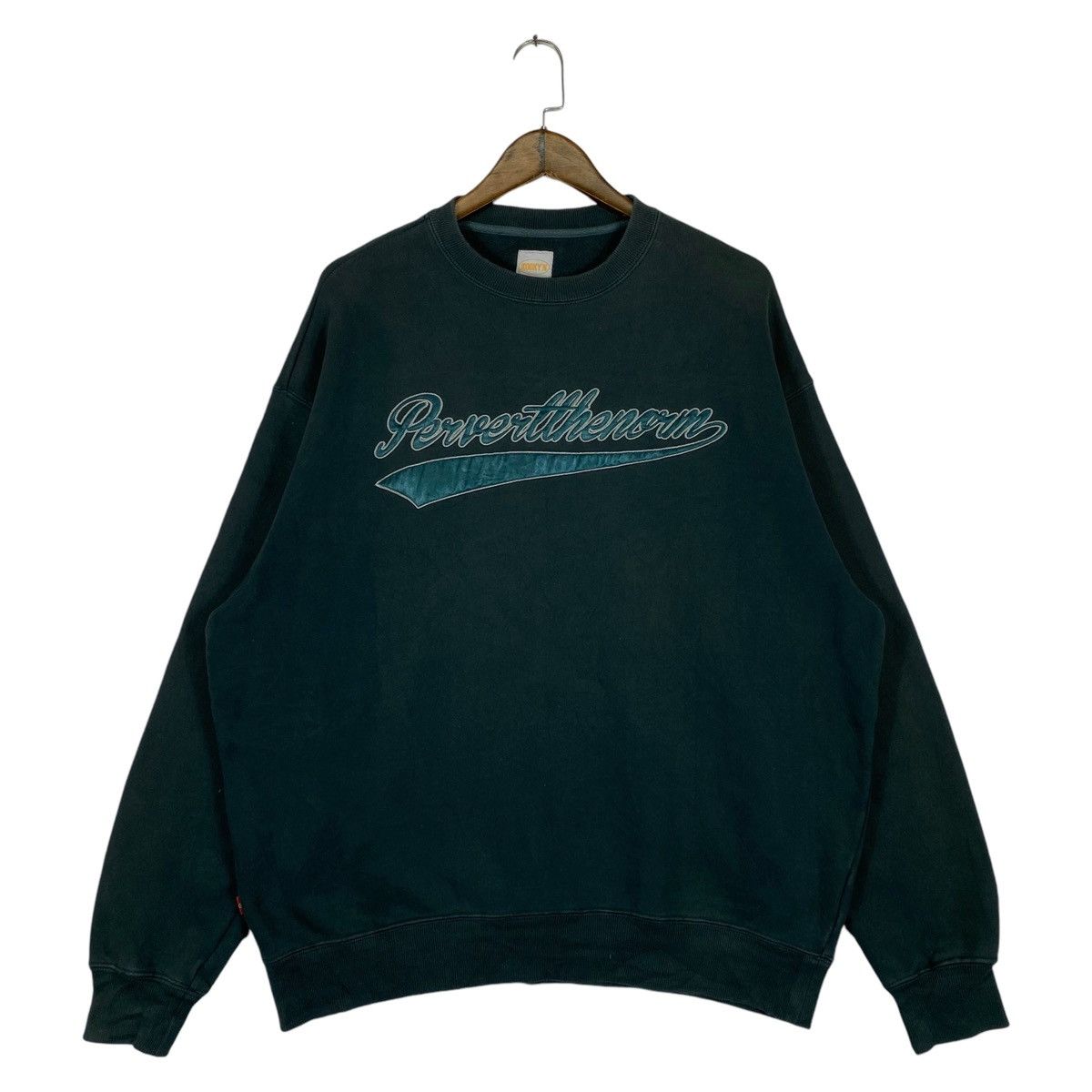 Vintage Vintage Kookyn Crewneck Sweatshirt Green Pullover Jumper Size US XL / EU 56 / 4 - 1 Thumbnail