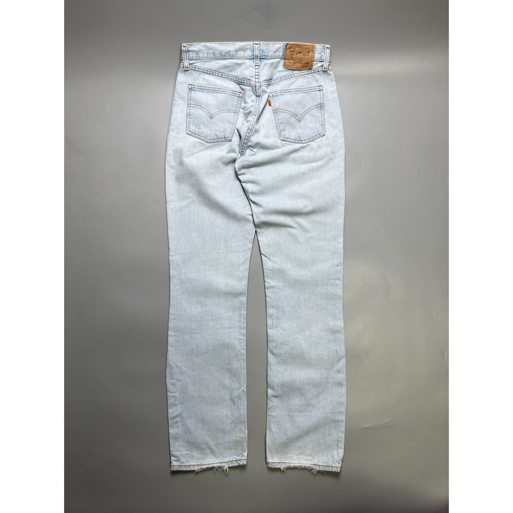 Levi's Levi’s 615 Orange Tab Light Wash Denim Jeans Pants (Y1051) Size US 32 / EU 48 - 12 Thumbnail