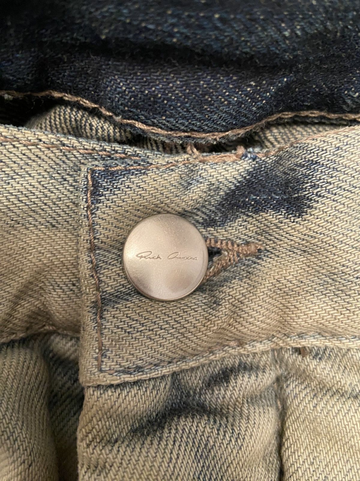 Rick Owens Rick Owens Luxor acid destroyed denim Size US 31 - 3 Thumbnail