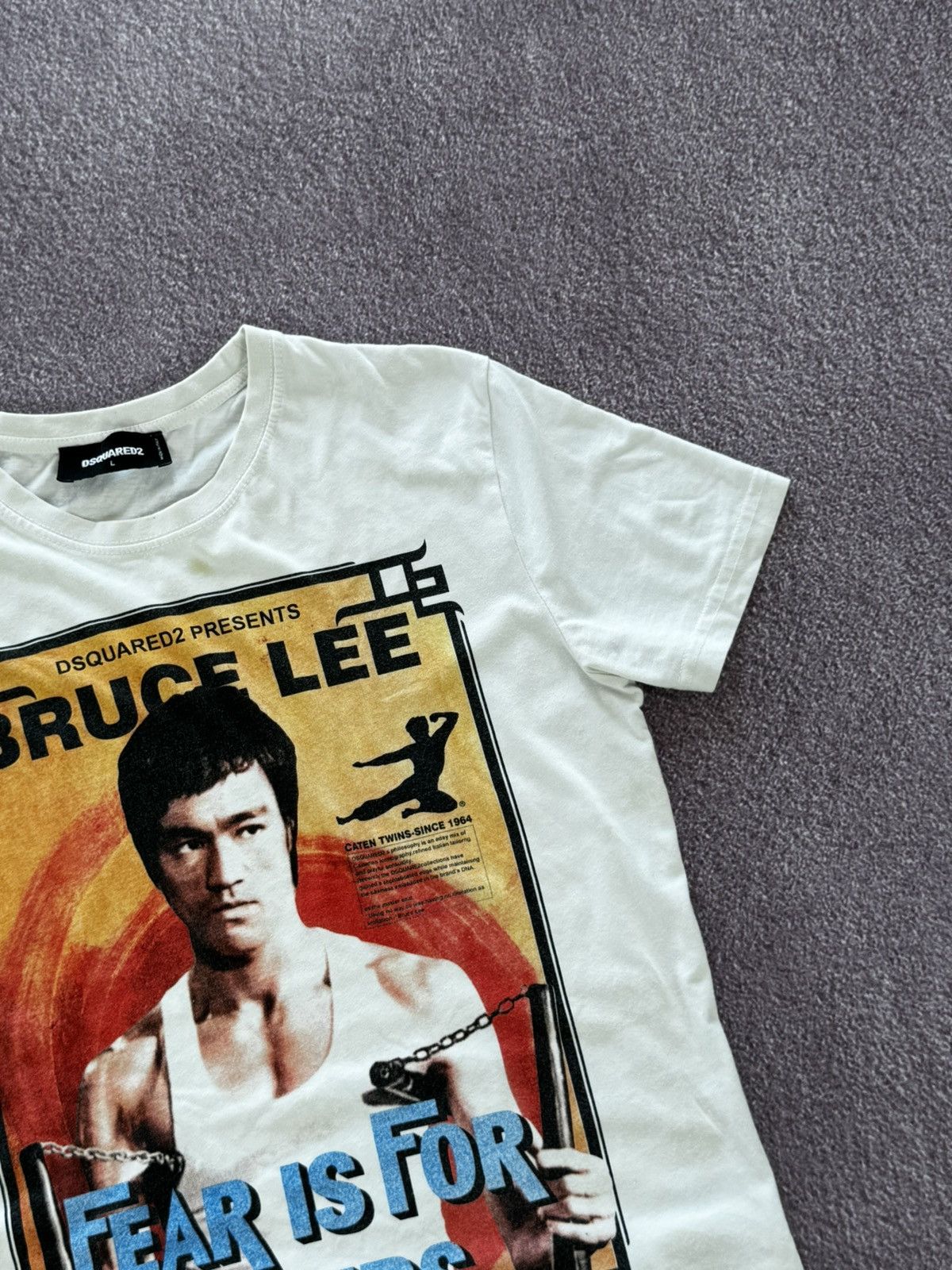 Dsquared2 00s Dsquared Bruce Lee Logo Y2K Printed T-Shirt Size US M / EU 48-50 / 2 - 5 Thumbnail