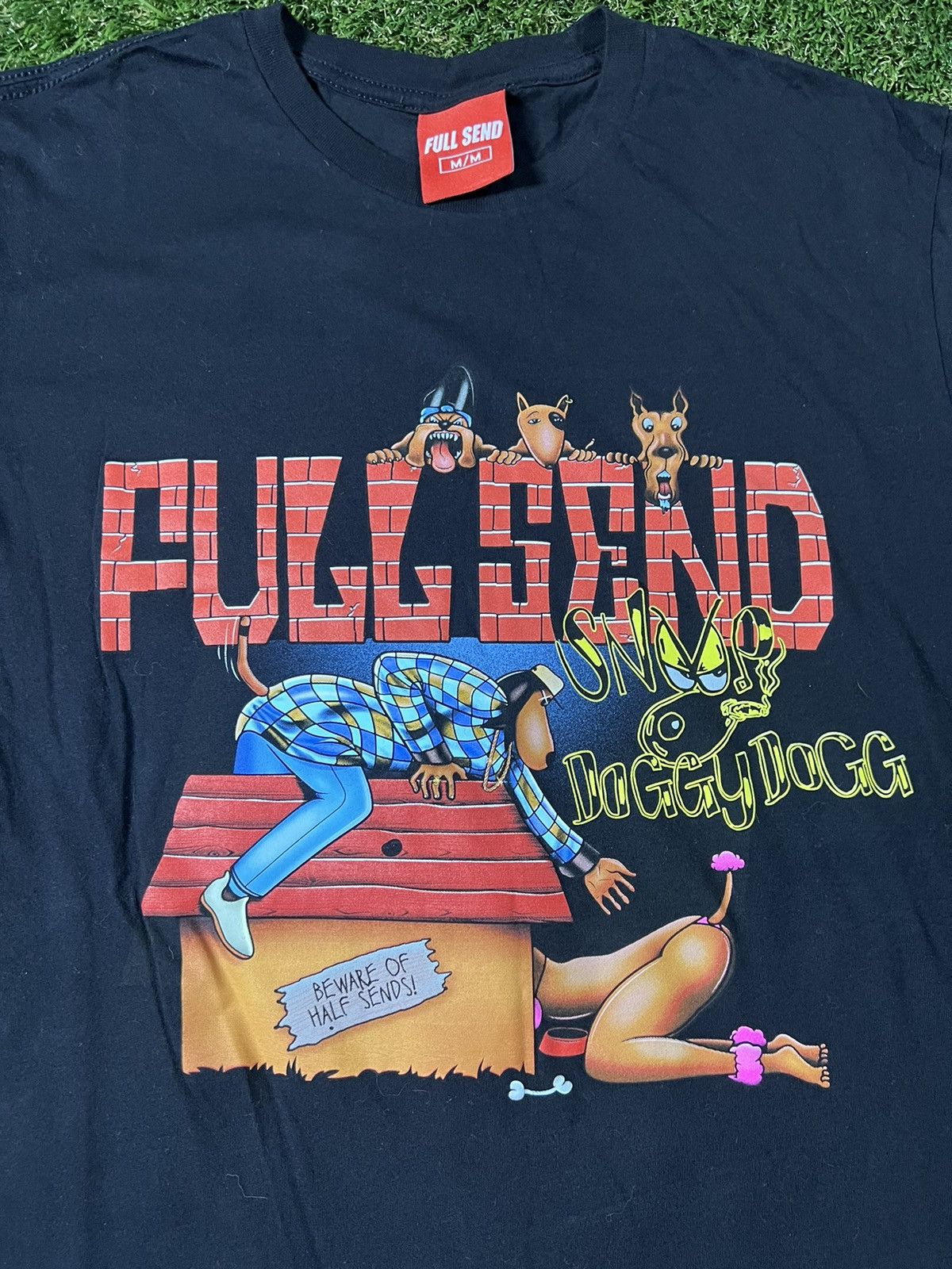 Full Send Vintage Y2K Hype Nelk Boys X Snoop Dogg Humor Skater Tee Size US M / EU 48-50 / 2 - 2 Thumbnail