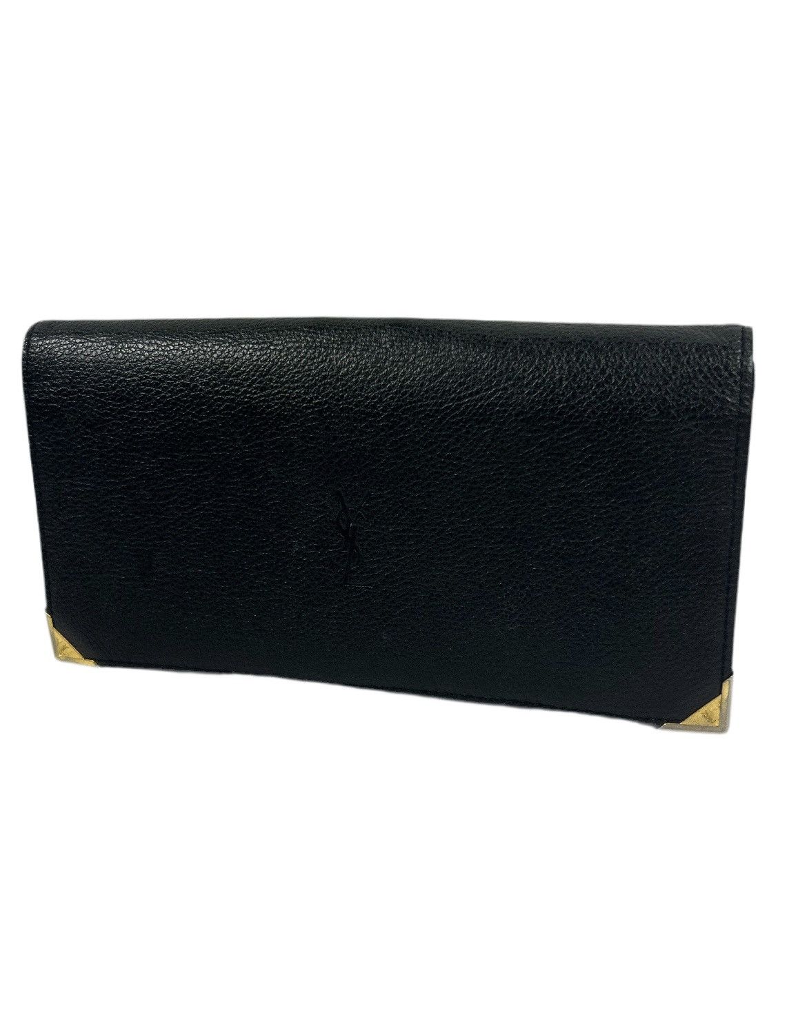 Yves Saint Laurent Yves Saint Laurent Leather Long Wallet Size ONE SIZE - 1 Thumbnail