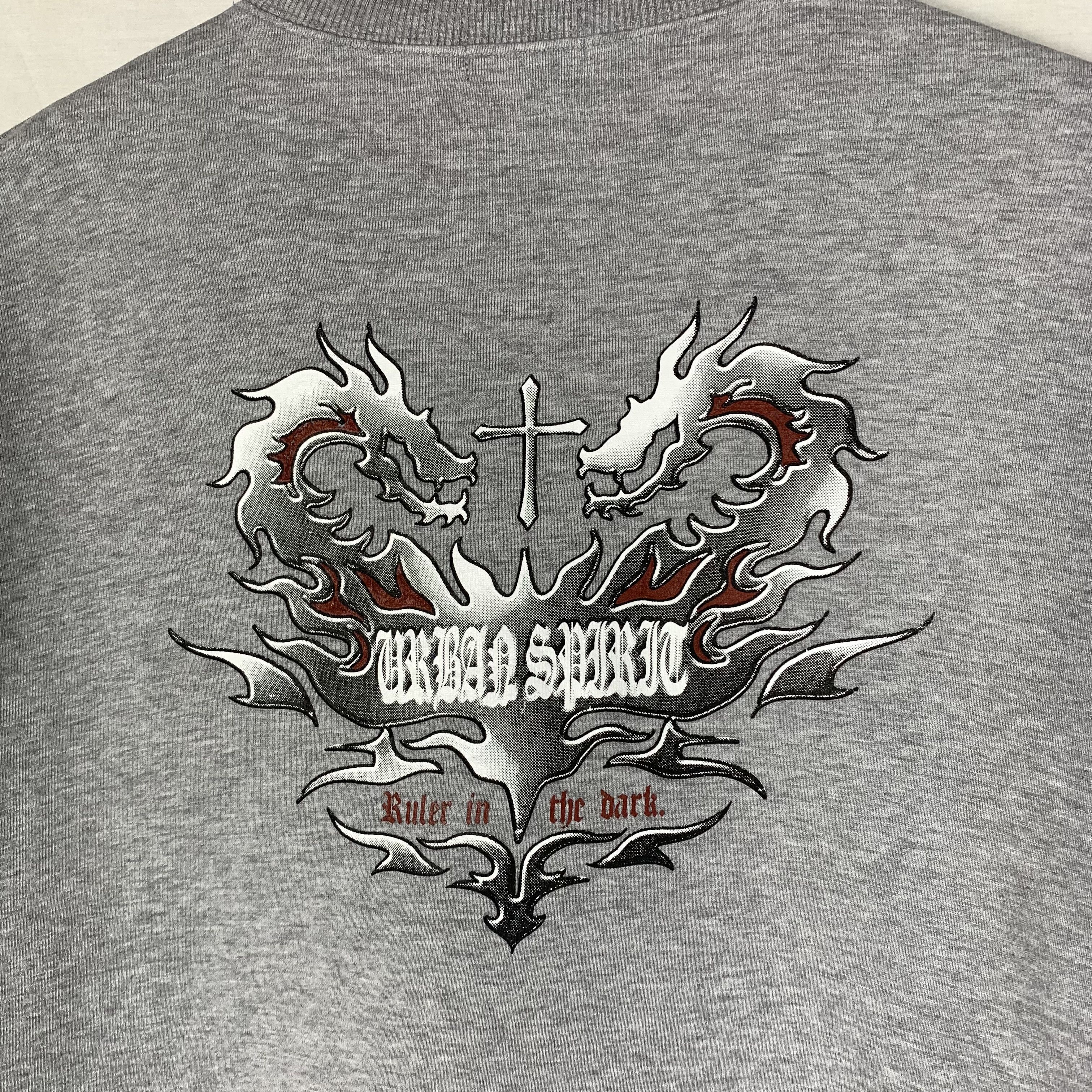 Japanese Brand INTES Gothic Tribal Dragon Y2K Sweatshirt Crewneck Size US L / EU 52-54 / 3 - 2 Thumbnail