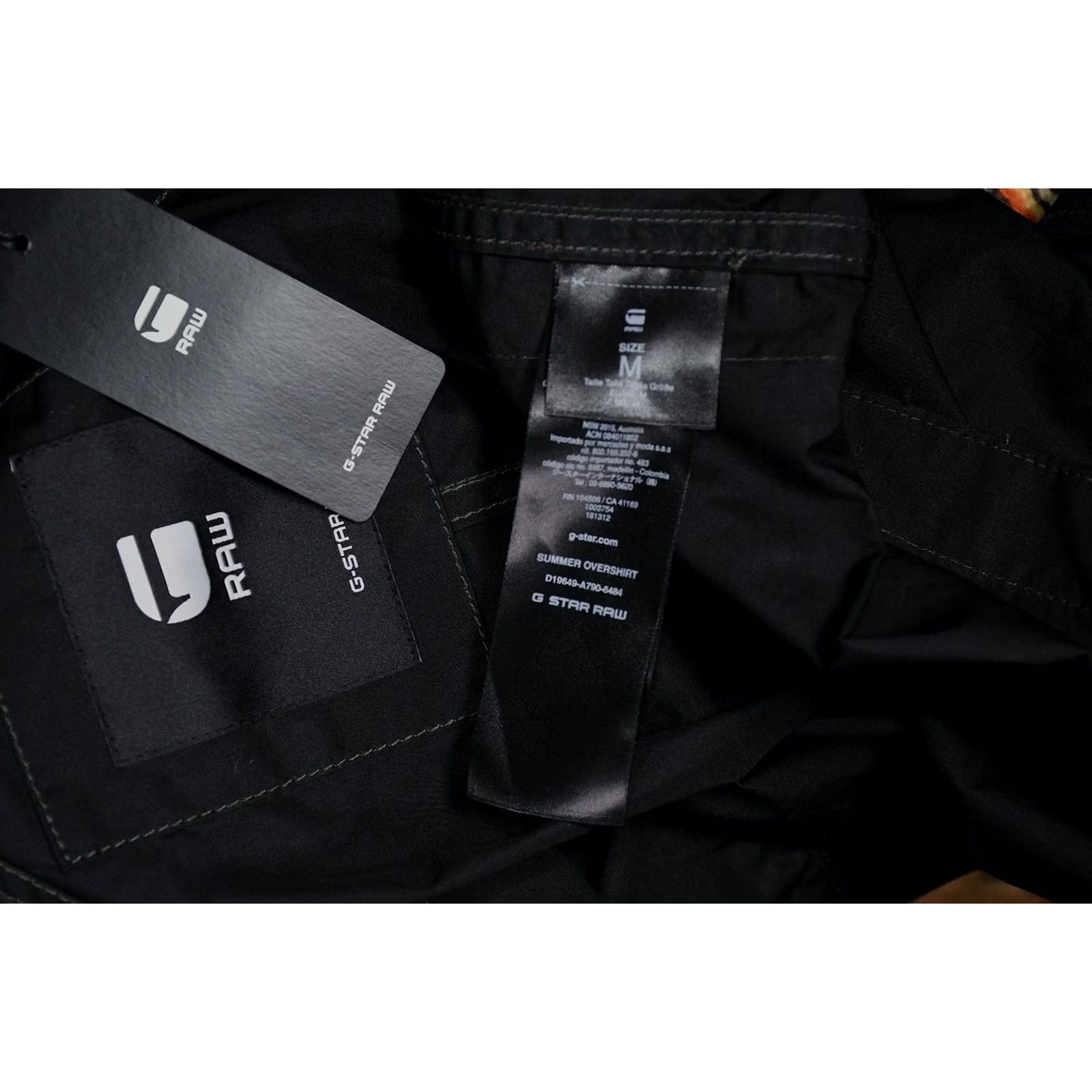 G-Star G-Star Raw Utility Poplin Indoor Jacket Black M Overshirt Pocket Jacket Mens Size US M / EU 48-50 / 2 - 6 Thumbnail