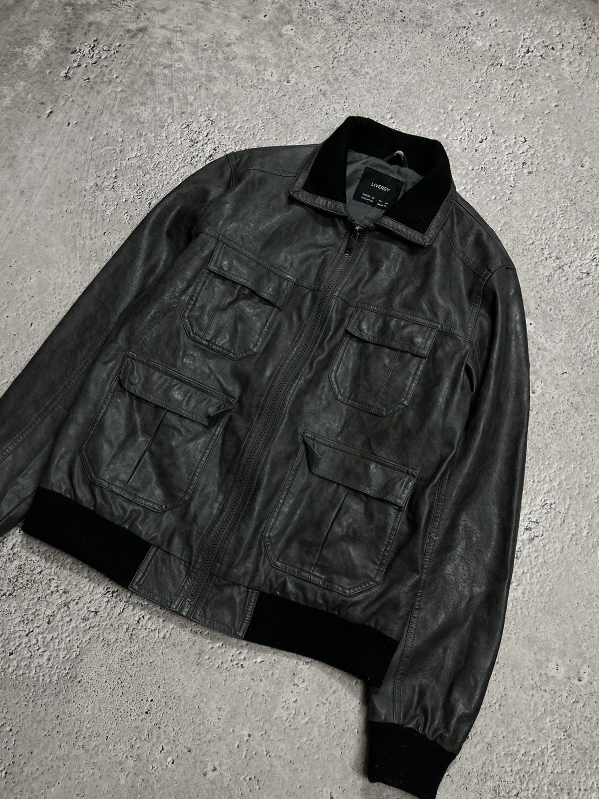 Other Livergy Faux Leather Bomber Jacket Mens Size 50 Black Flight Size US M / EU 48-50 / 2 - 5 Thumbnail