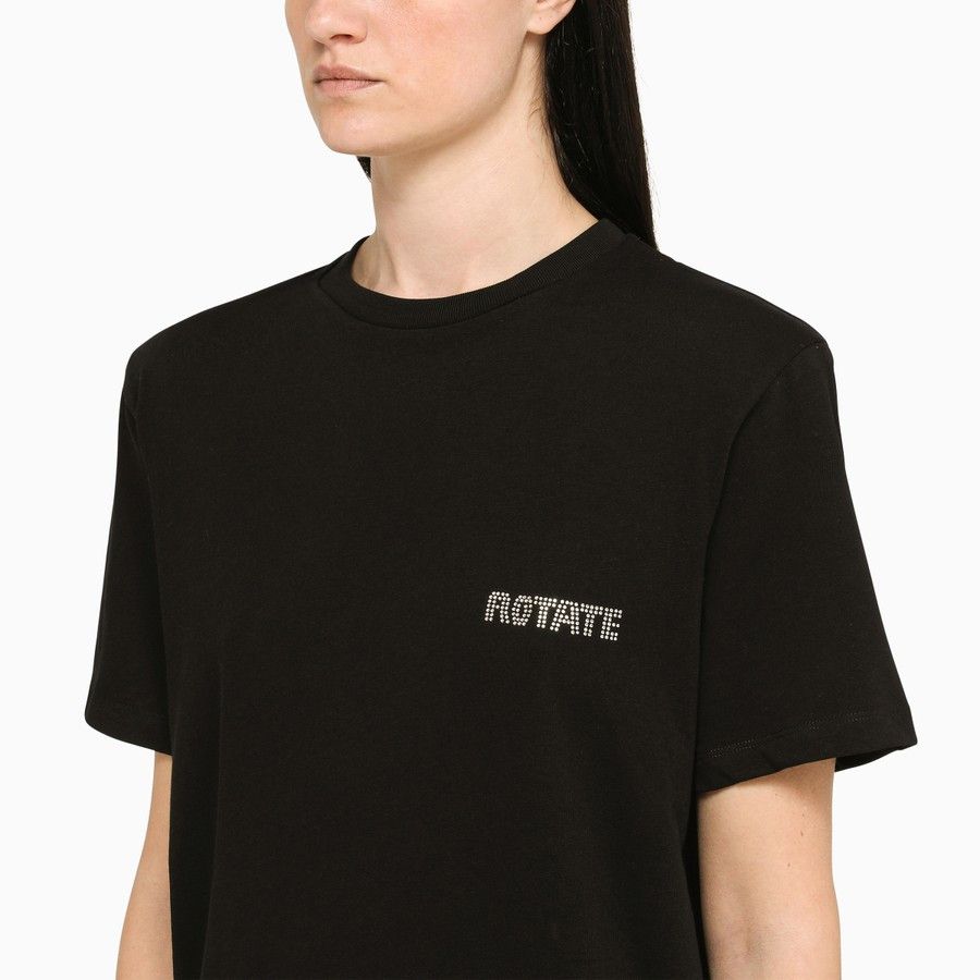 ROTATE o1d2blof0924 T-Shirt in Black Size XS / US 0-2 / IT 36-38 - 4 Thumbnail