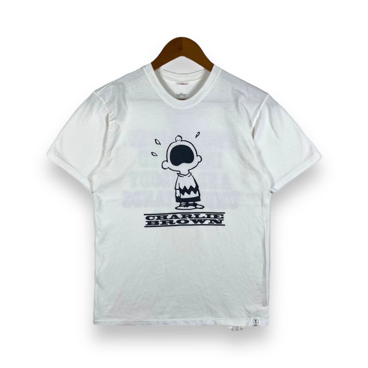 Bedwin & The Heartbreakers × Peanuts BEDWIN & THE HEARTBREAKERS Charlie Brown Cartoon Tee Shirt Size US S / EU 44-46 / 1 - 1 Thumbnail