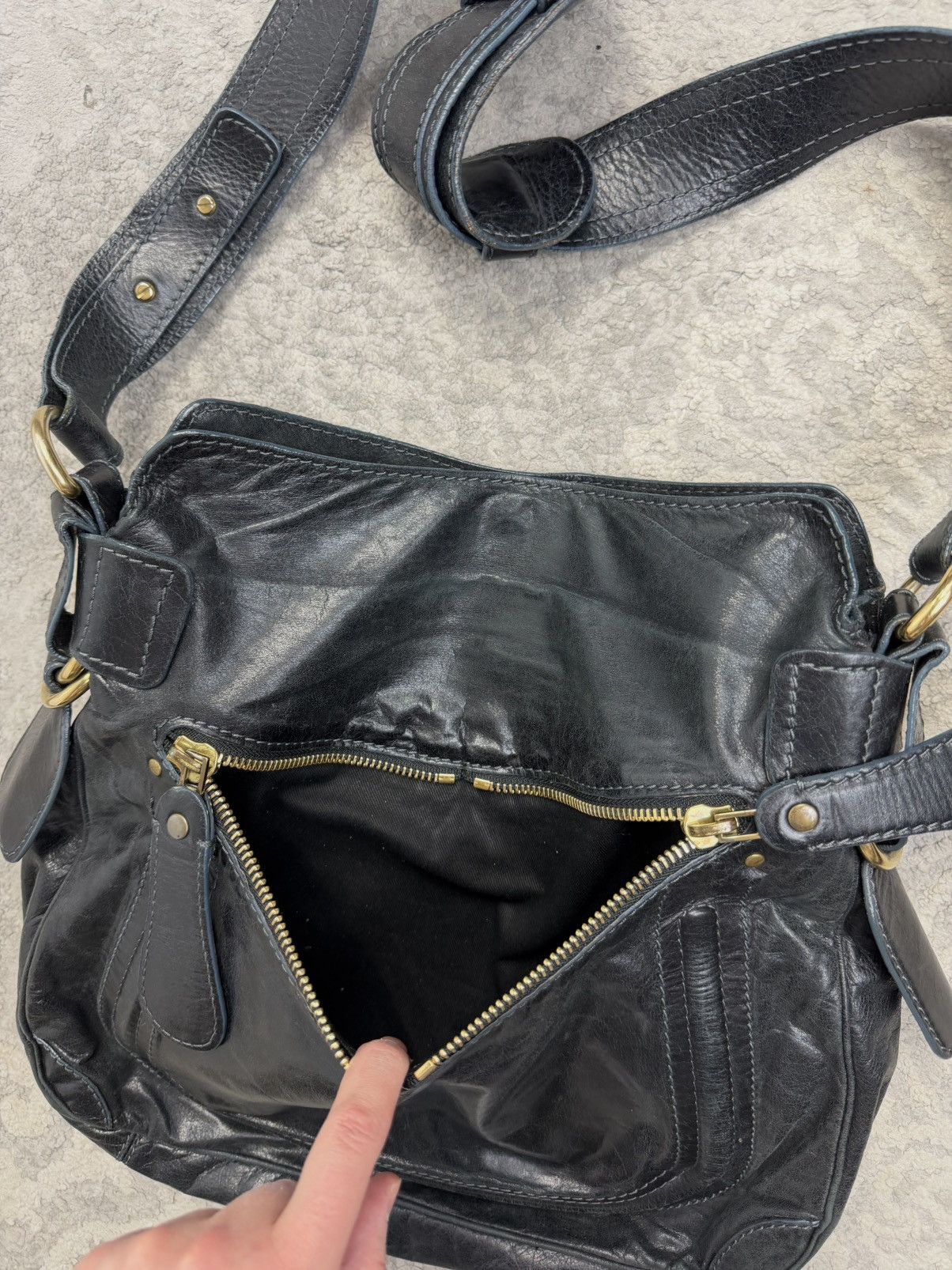 Chloe Chloé Large Leather Handbag Made in Italy Size ONE SIZE - 6 Thumbnail