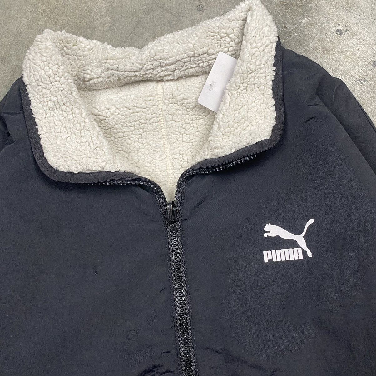 Puma Puma Sherpa Fleece Reversible Jacket Size US M / EU 48-50 / 2 - 10 Thumbnail