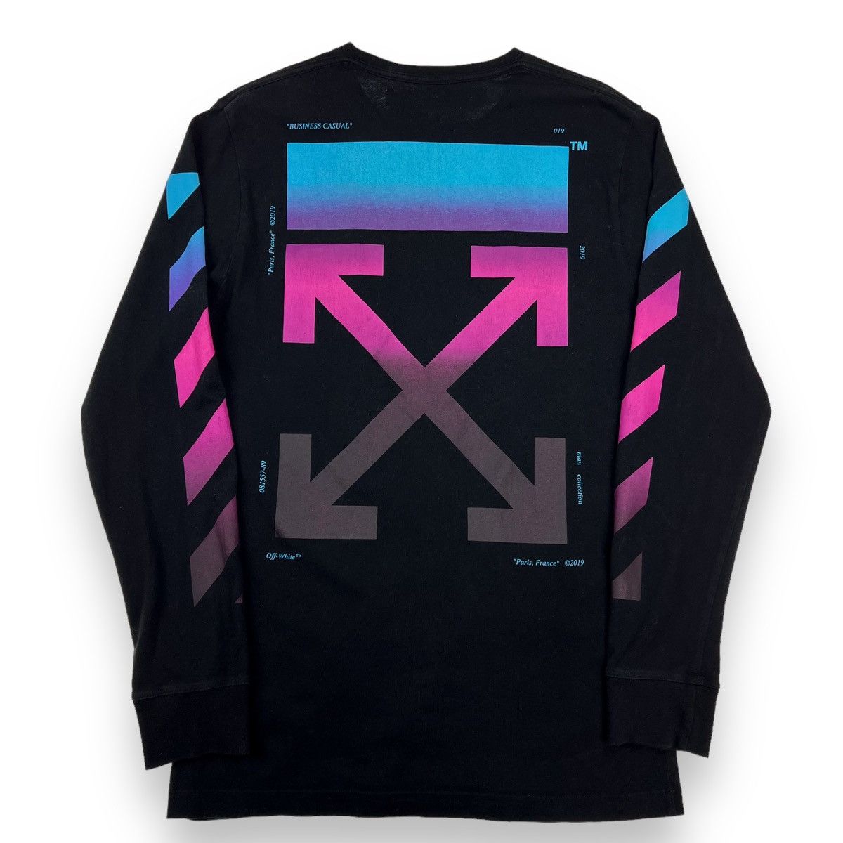 Off-White Off-White Gradient Arrows Long Sleeve T Shirt Size US XS / EU 42 / 0 - 3 Thumbnail