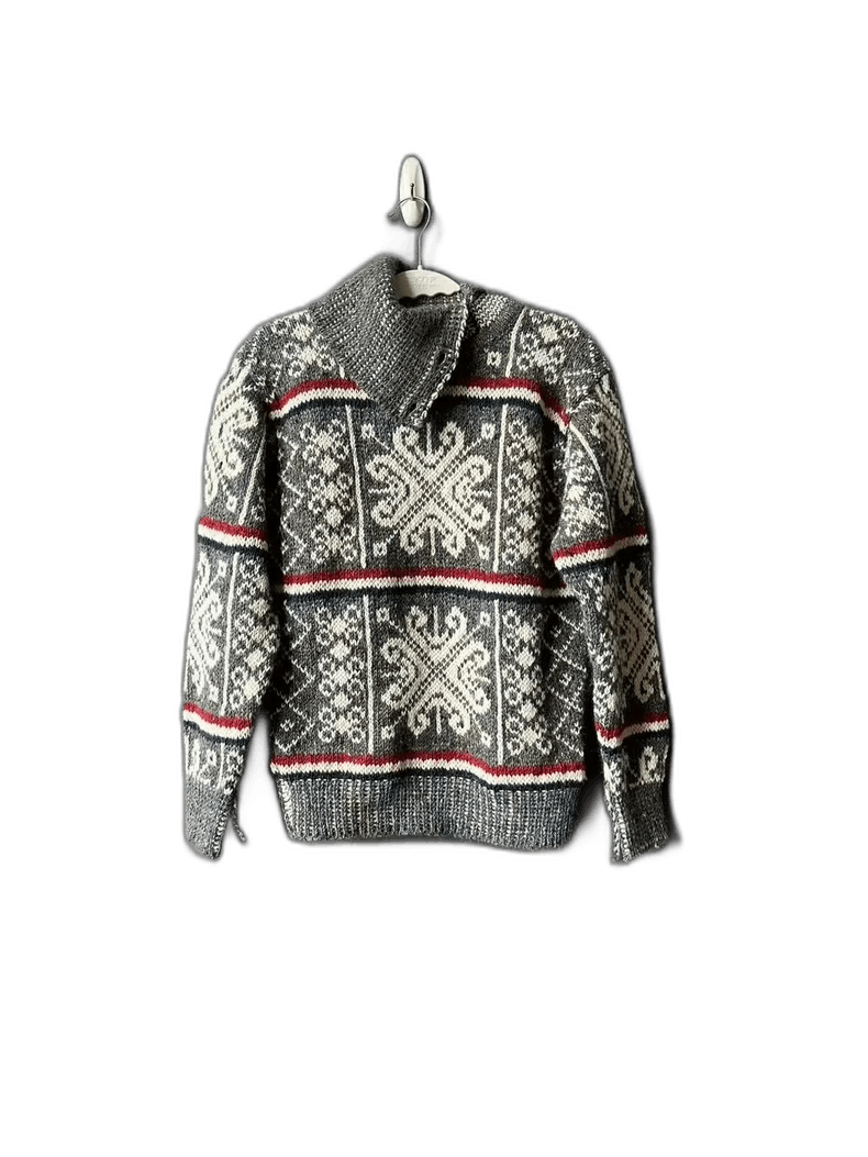 Thom Browne High Neck Striped Snowflake Sweater Size S / US 4 / IT 40 - 1 Thumbnail
