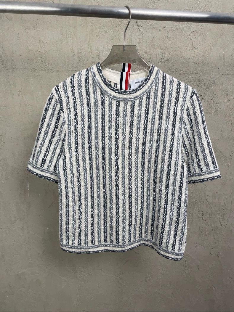 Thom Browne Thom Browne Wool cardigan sweater Size S / US 4 / IT 40 - 1 Thumbnail